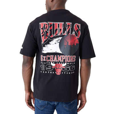 New Era Print-Shirt Oversized CHAMPIONS Chicago Bulls