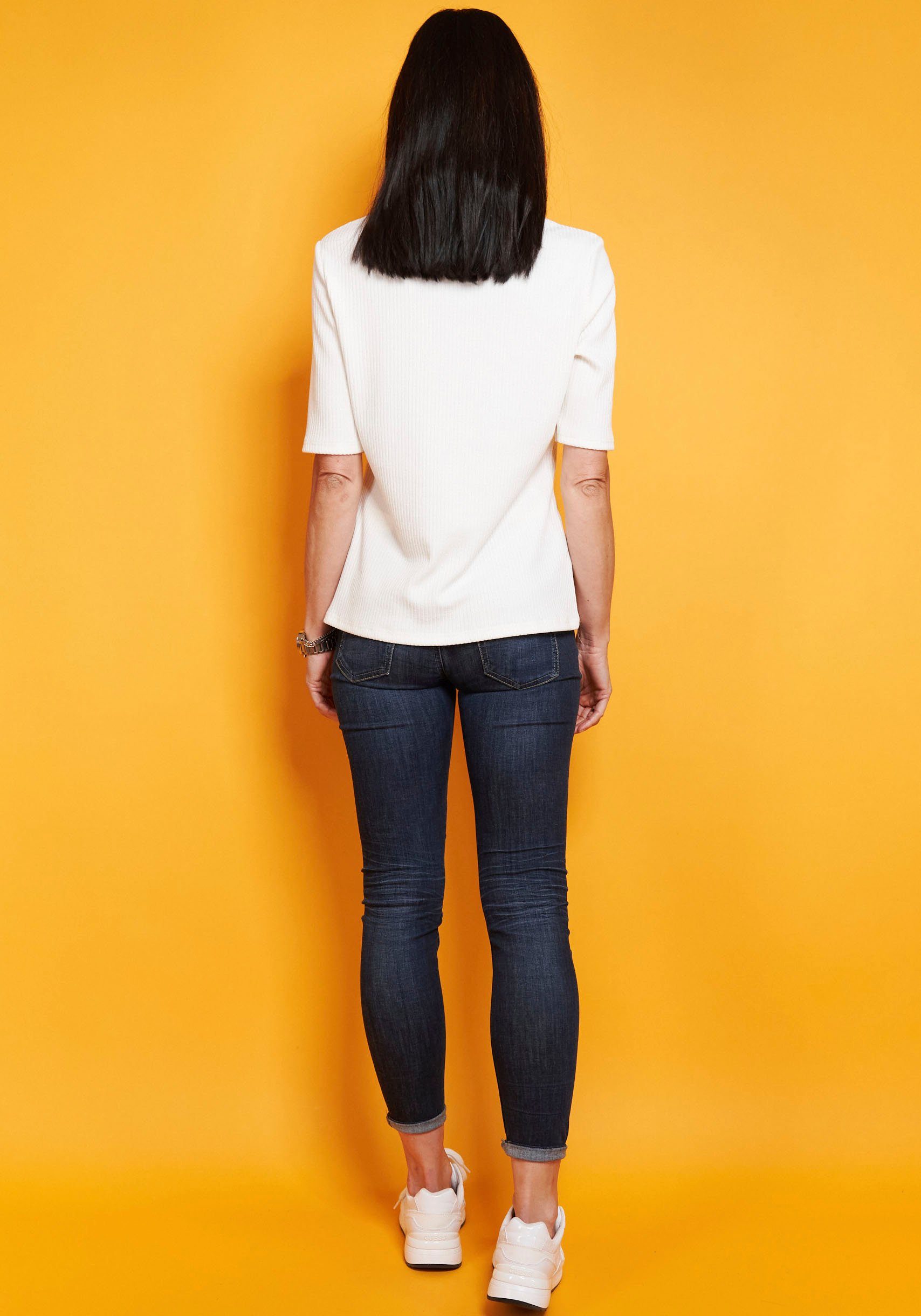Seidel Moden Rollkragenshirt mit gerippter Struktur, günstig online kaufen