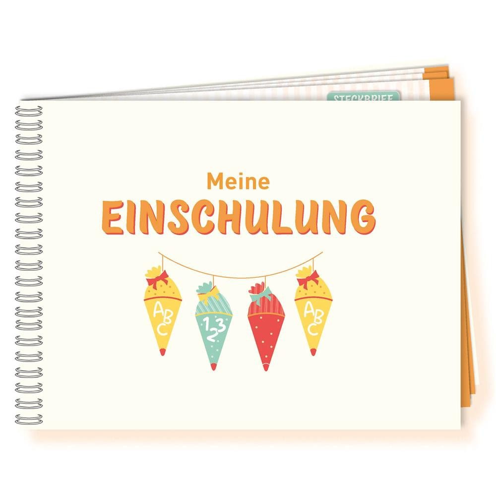 Roth Fotoalbum Gästebuch/Album zur Einschulung, 21 x 18 cm, Erinnerungsalbum, Erinnerungsbuch