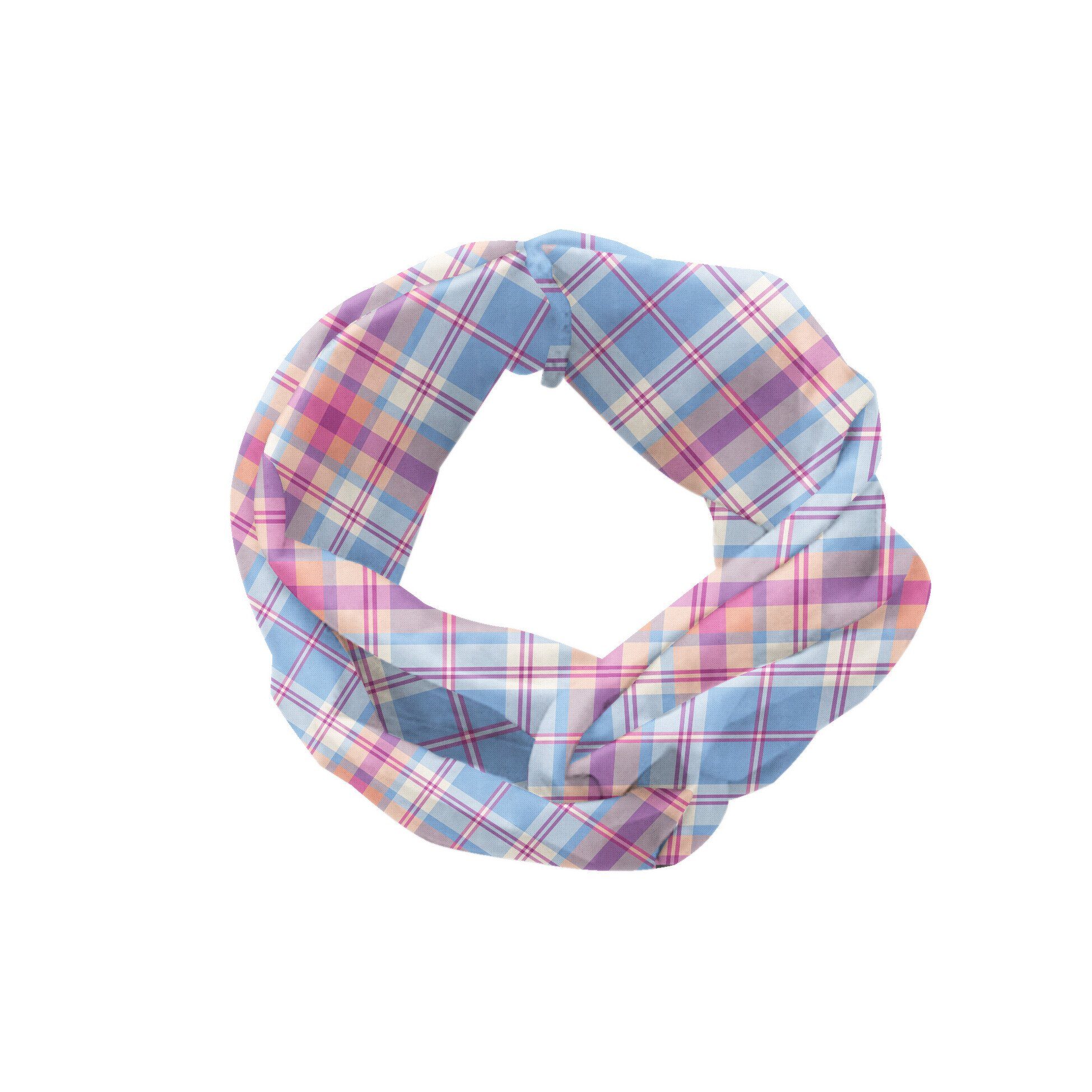 Abakuhaus Stirnband Elastisch und Angenehme alltags Weinlese-Plaid-Muster Pastell accessories