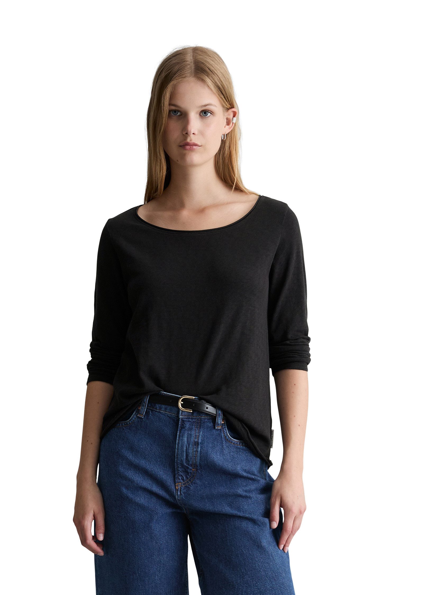 Marc O'Polo DENIM Langarmshirt aus Organic Cotton
