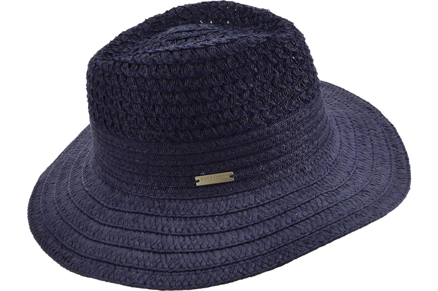 Seeberger Fedora Papierstroh Borten Mix Fedora günstig online kaufen