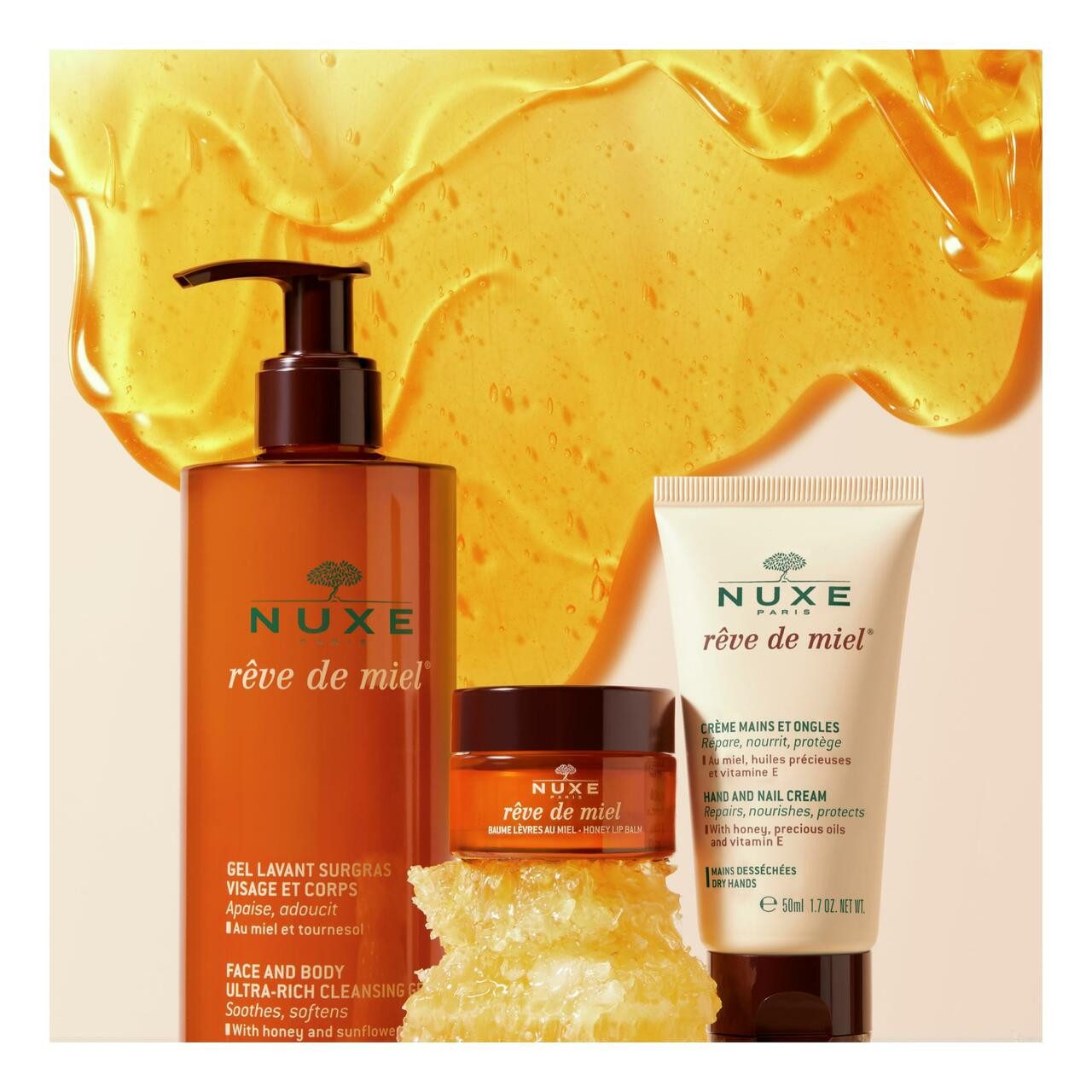 Nuxe Gesichtspflege Rêve de Miel Gel Nettoyant et Démaquillant