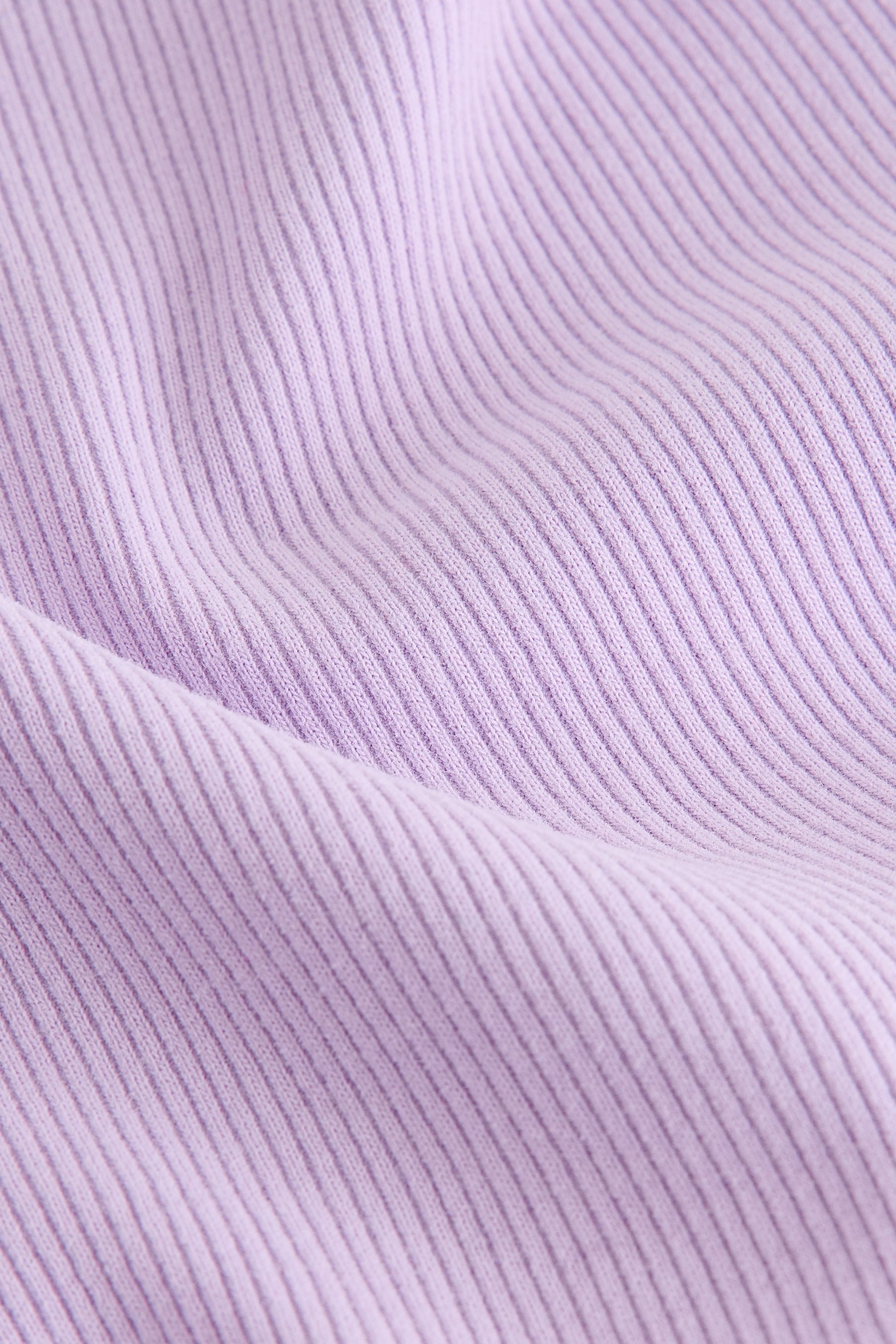 Next Langarmbluse Geripptes Trägertop mit Rüschen (1-tlg)