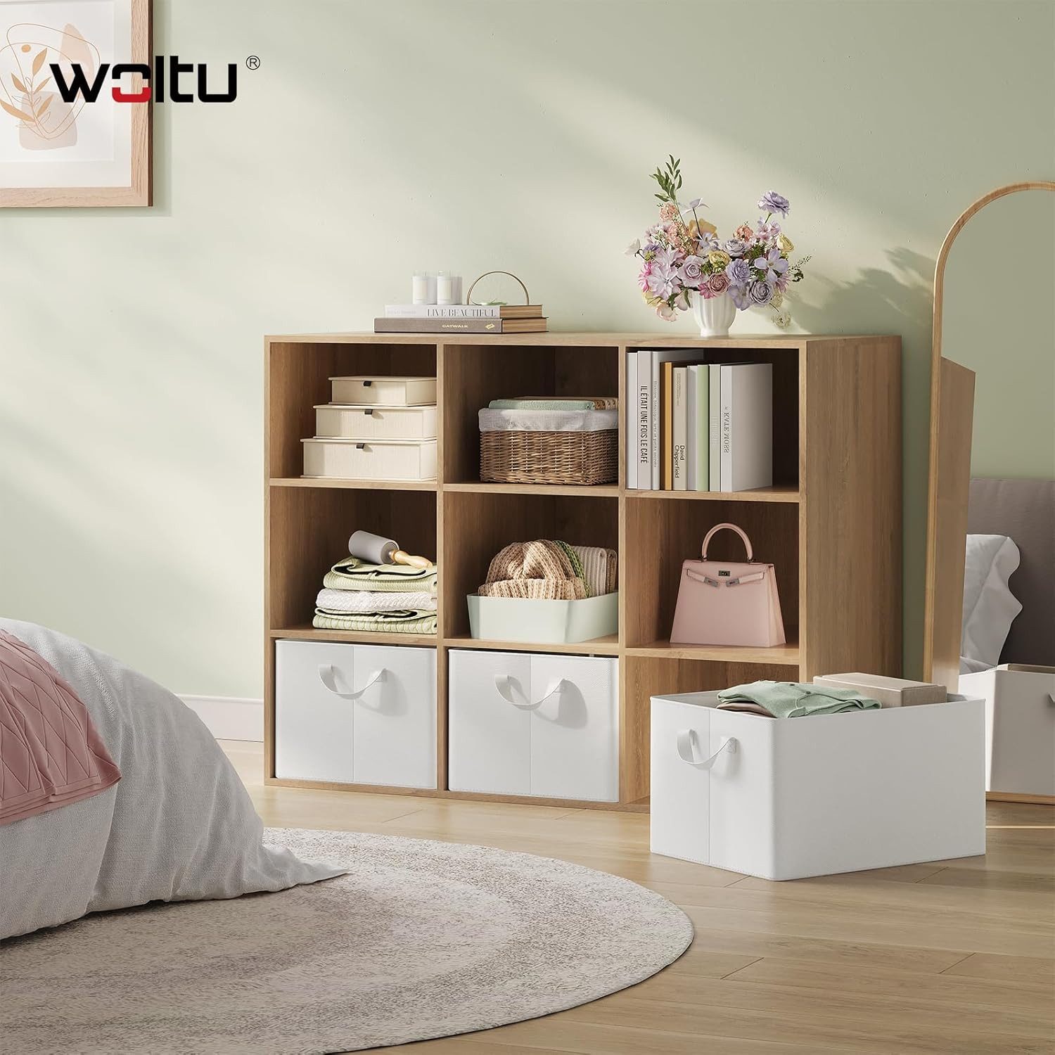 Woltu Aufbewahrungsbox (5 St), mit Griffen, für Schlafzimmer, Arbeitszimmer günstig online kaufen