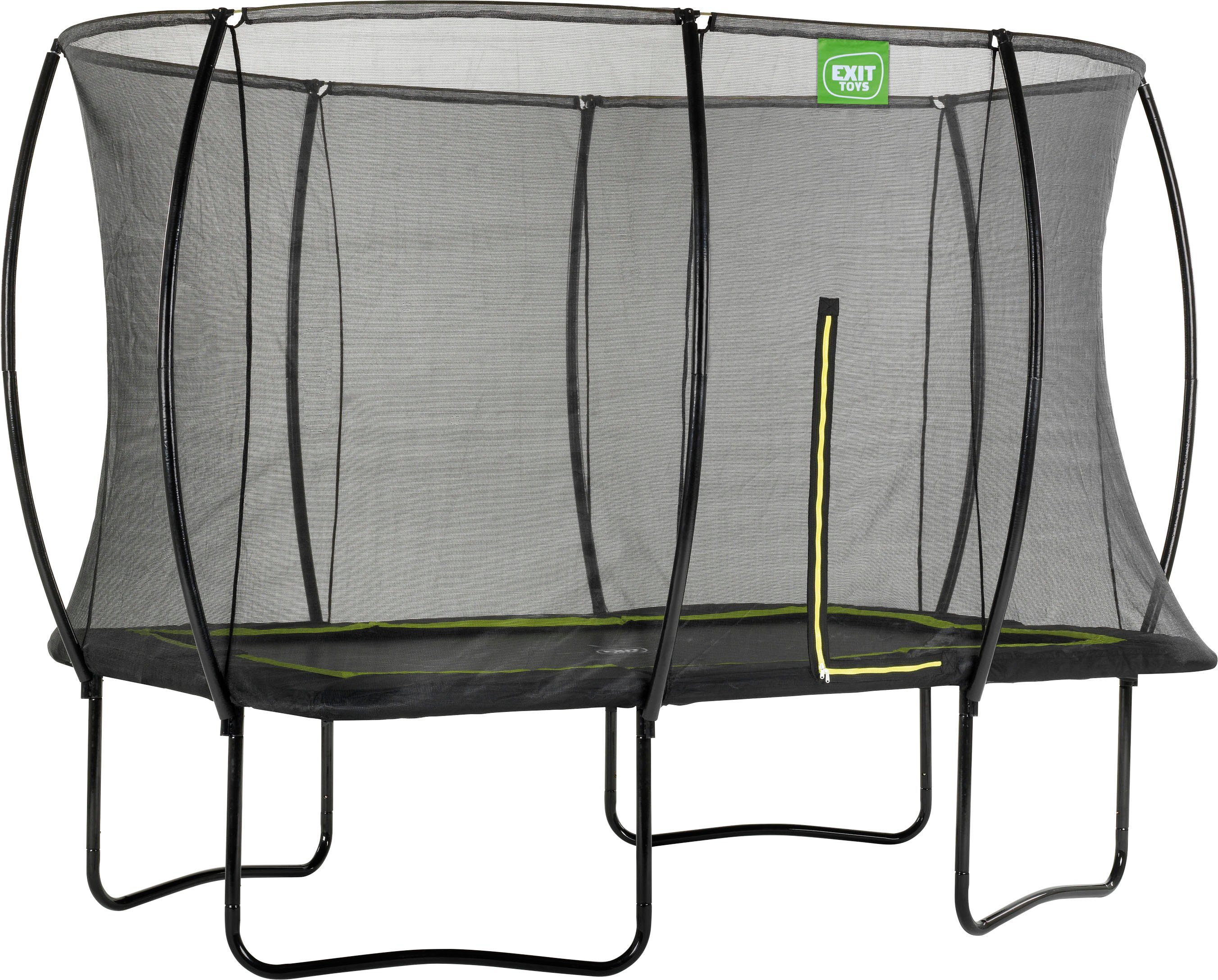 Gartentrampolin EXIT Silhouette, BxT: cm, mit 214x305 Sicherheitsnetz