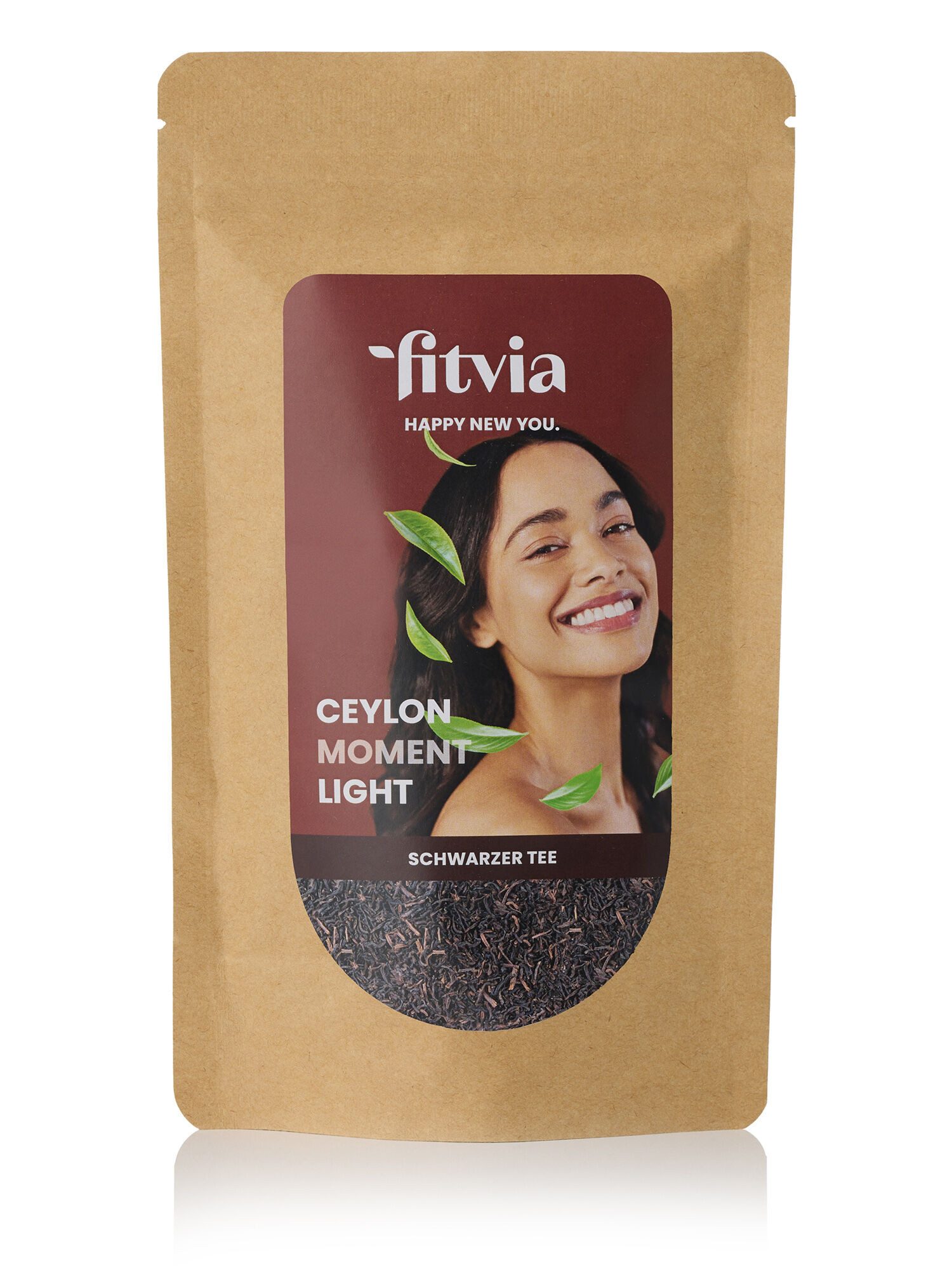 fitvia Tee Schwarzer Tee Ceylon entkoffeiniert, (Schwarzer Tee Ceylon entkoffeiniert, 100g), loser Tee, kräftig & charaktervoll im Geschmack