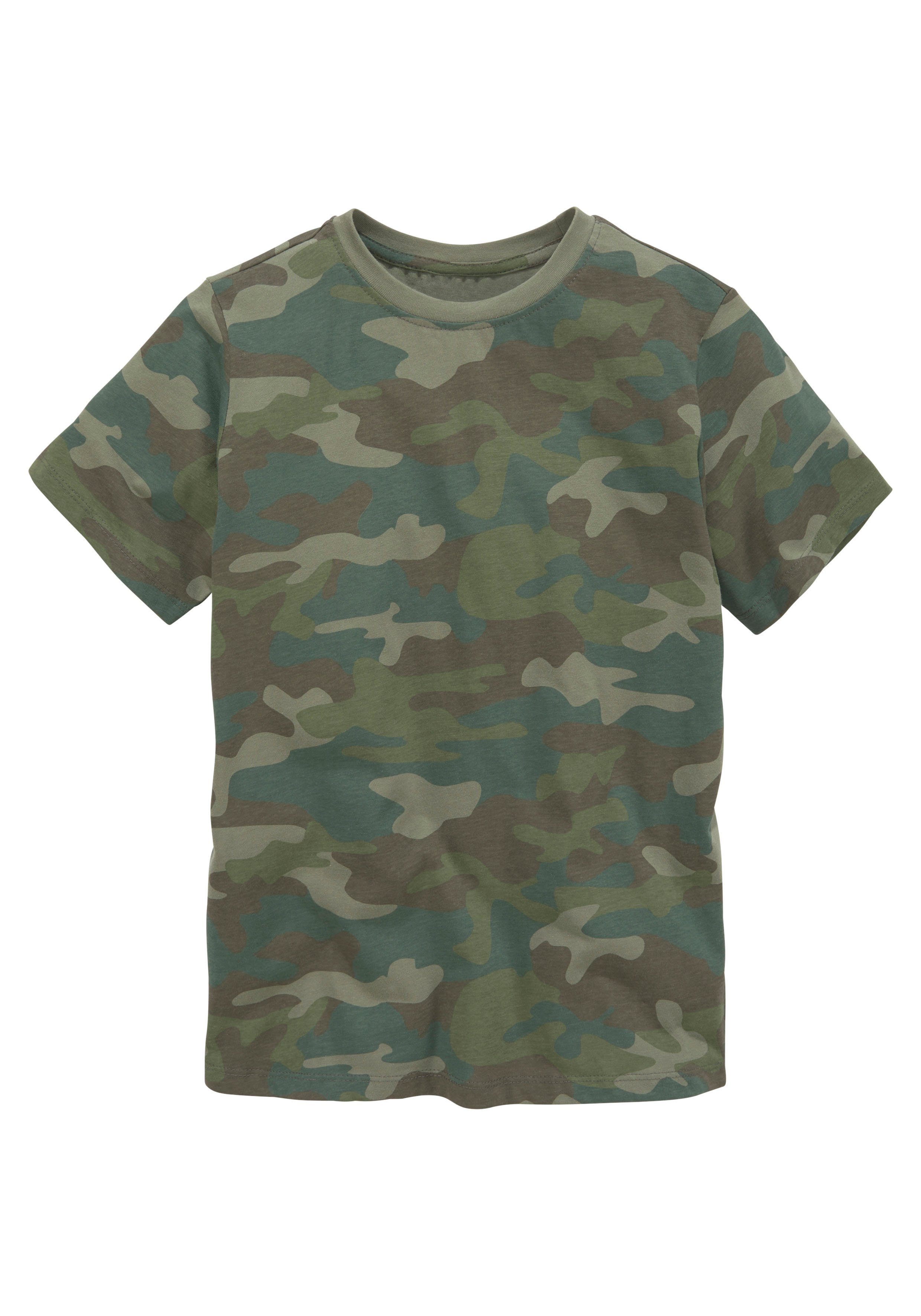 T-Shirt in cooler Tarnoptik