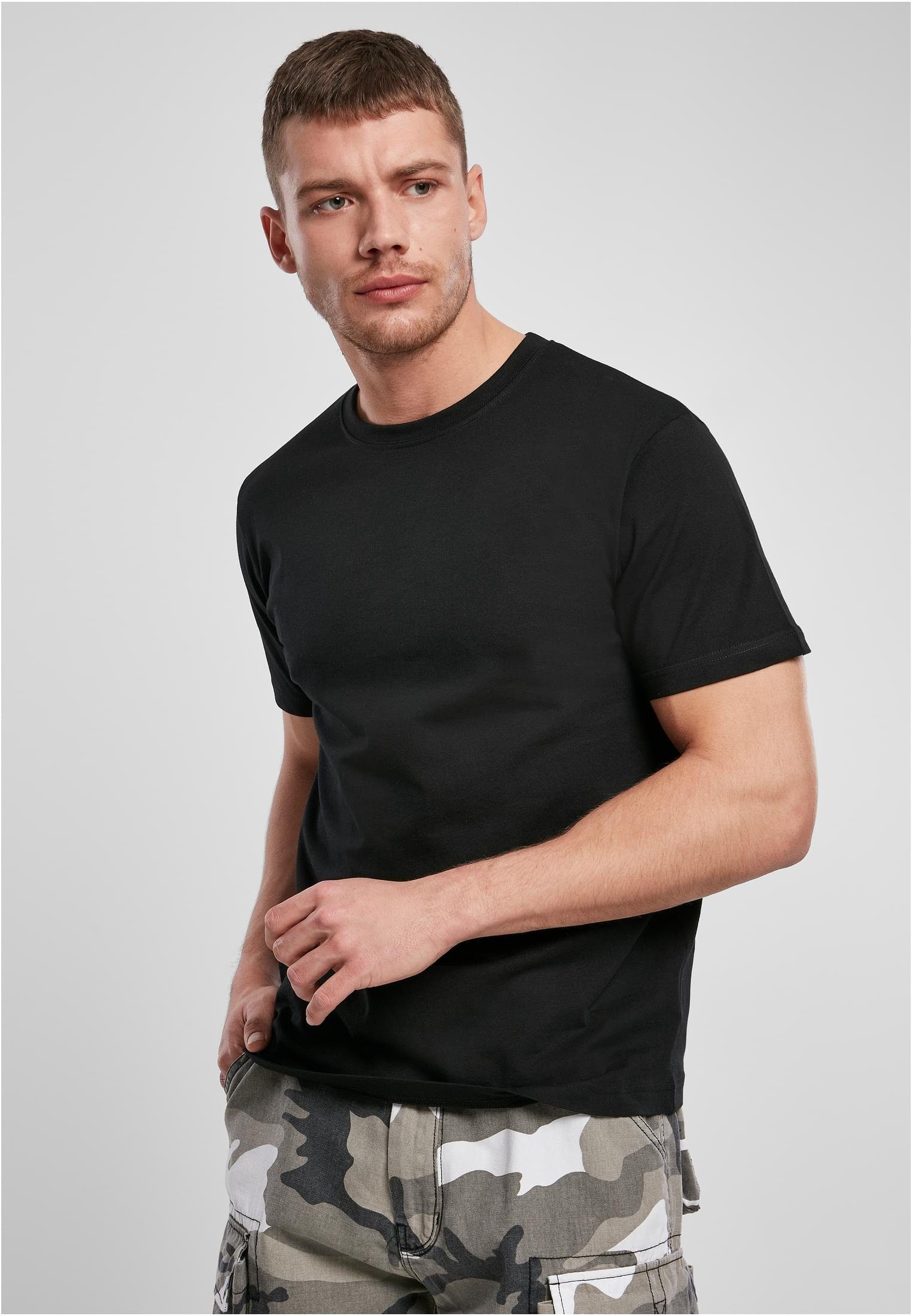 Brandit Kurzarmshirt Herren Brandit Premium Shirt (1-tlg) black