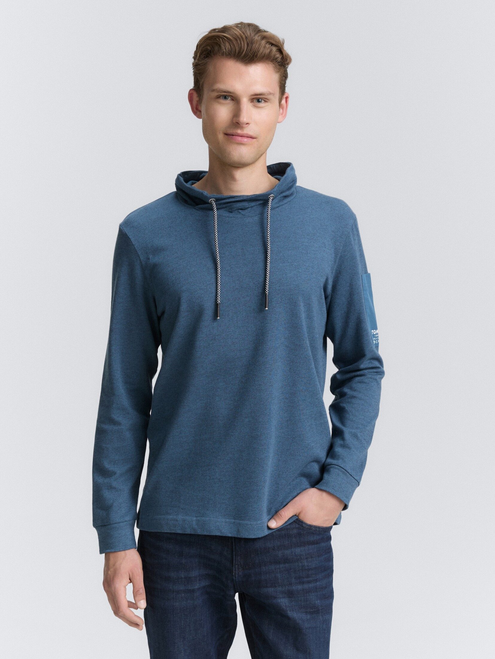TOM TAILOR Langarmshirt Snood Langarmshirt aus günstig online kaufen