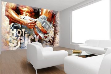 WandbilderXXL Fototapete Hot and Spicy, glatt, Retro, Vliestapete, hochwertiger Digitaldruck, in verschiedenen Größen