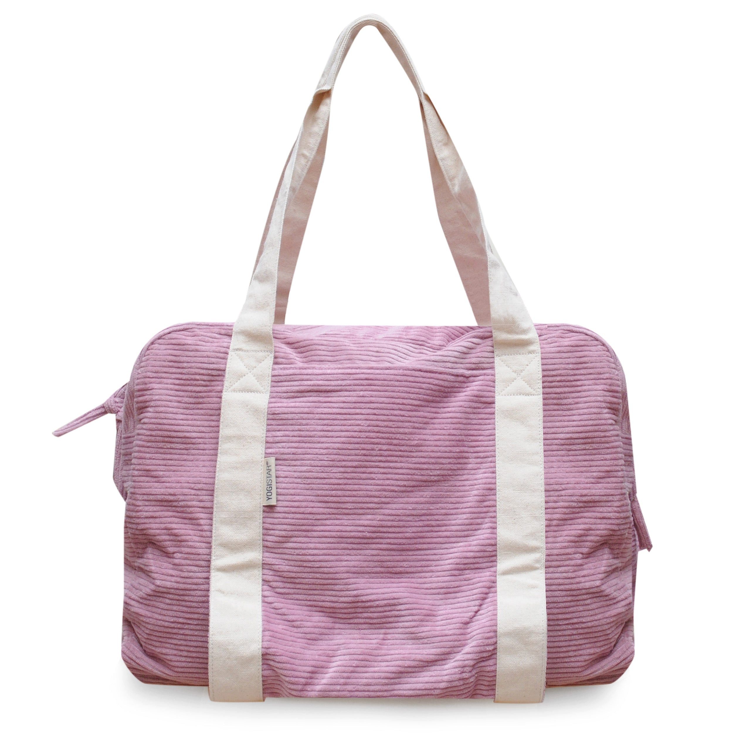 Yogistar Yogatasche Yogatasche yogibag® all in one - cord - rose (Standard, Standard), Matte außen, viel Platz innen: Die innovative twin bag Yogatasche