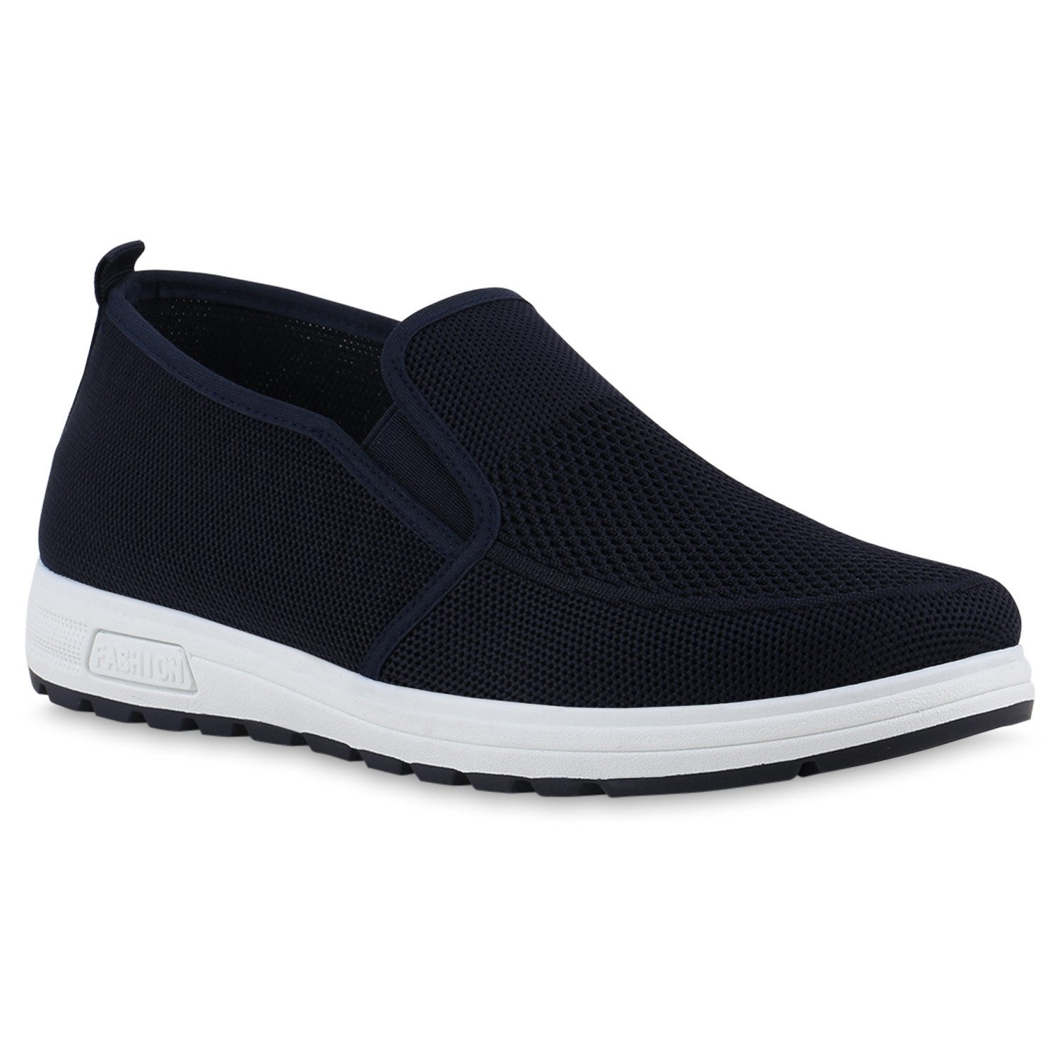 VAN HILL 841706 Laufschuh Herren Slip Ons Sportschuhe Sportliche Strick Pro günstig online kaufen