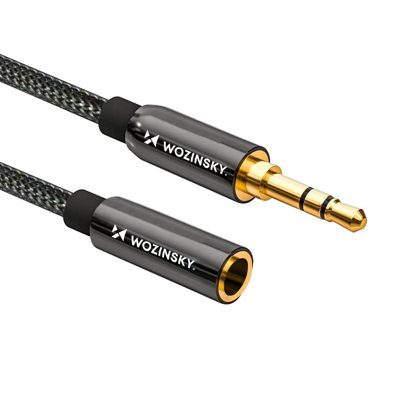 Wozinsky Miniklinken-Verlängerungskabel (weiblich-männlich) AUX-Verlängerung Audio-Adapter, 300 cm