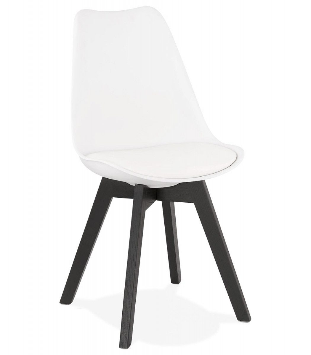 Esszimmerstuhl Designerstuhl aus Holz und Kunststoff Skandinavischer Stil