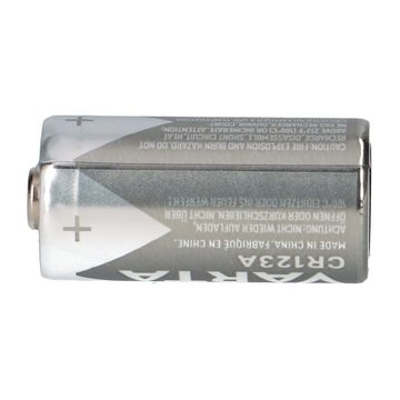 VARTA 3x Varta Photobatterie CR123A Lithium 3V 1480mAh 1er Blister Fotobatterie