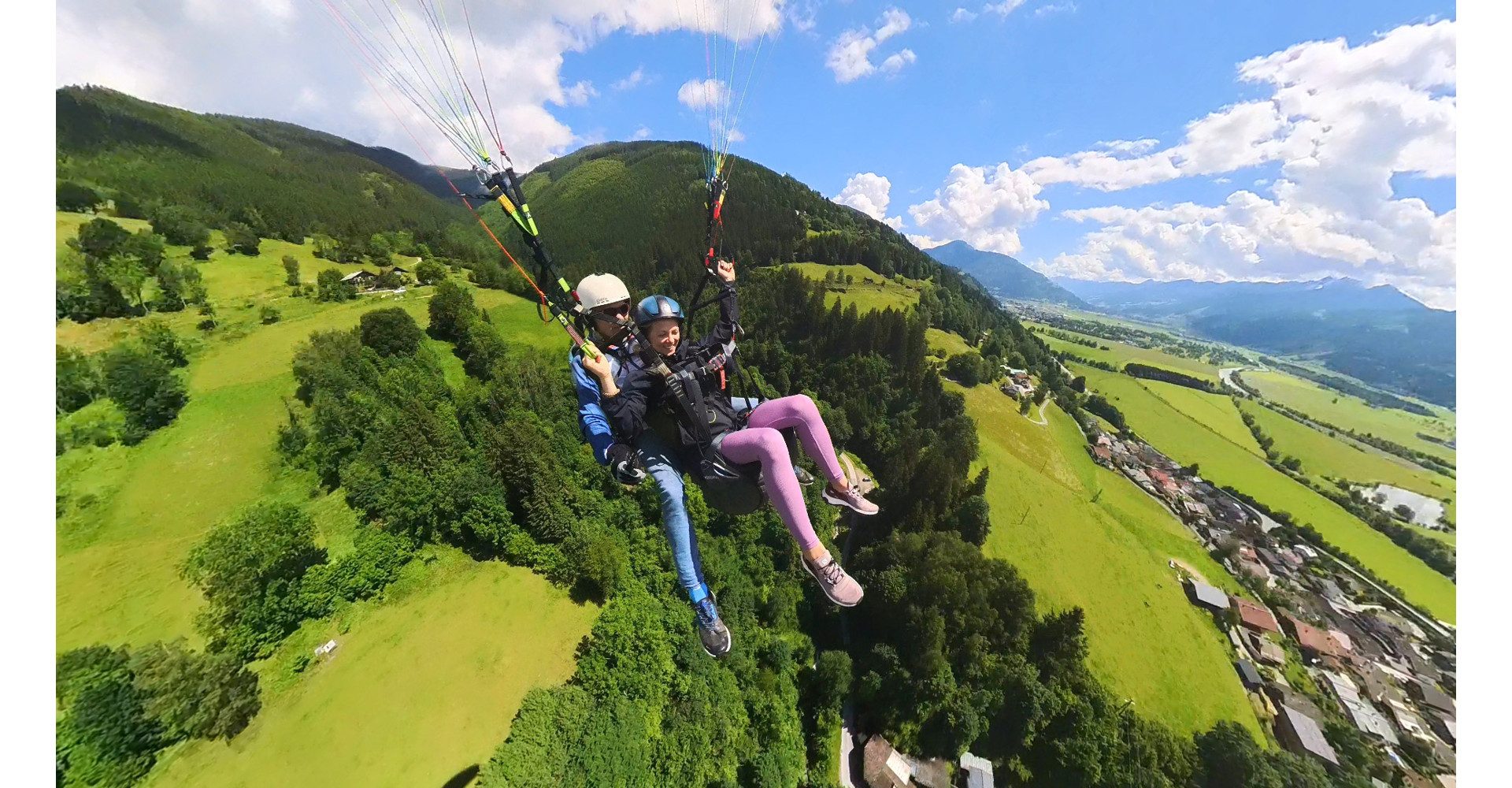 Jochen Schweizer Erlebnisgutschein Gleitschirmtandemflug Zell am See - Kaprun