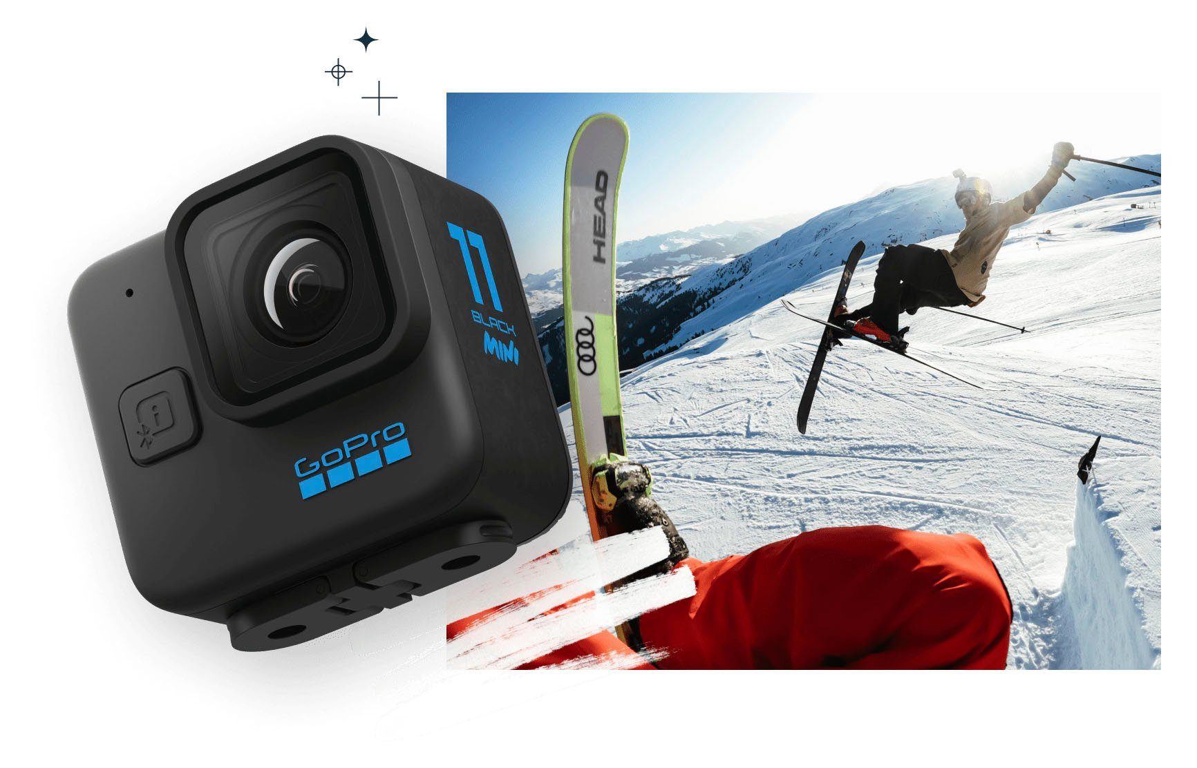 Bluetooth, WLAN 11 GoPro (5,3K, Camcorder Black HERO (Wi-Fi) Mini