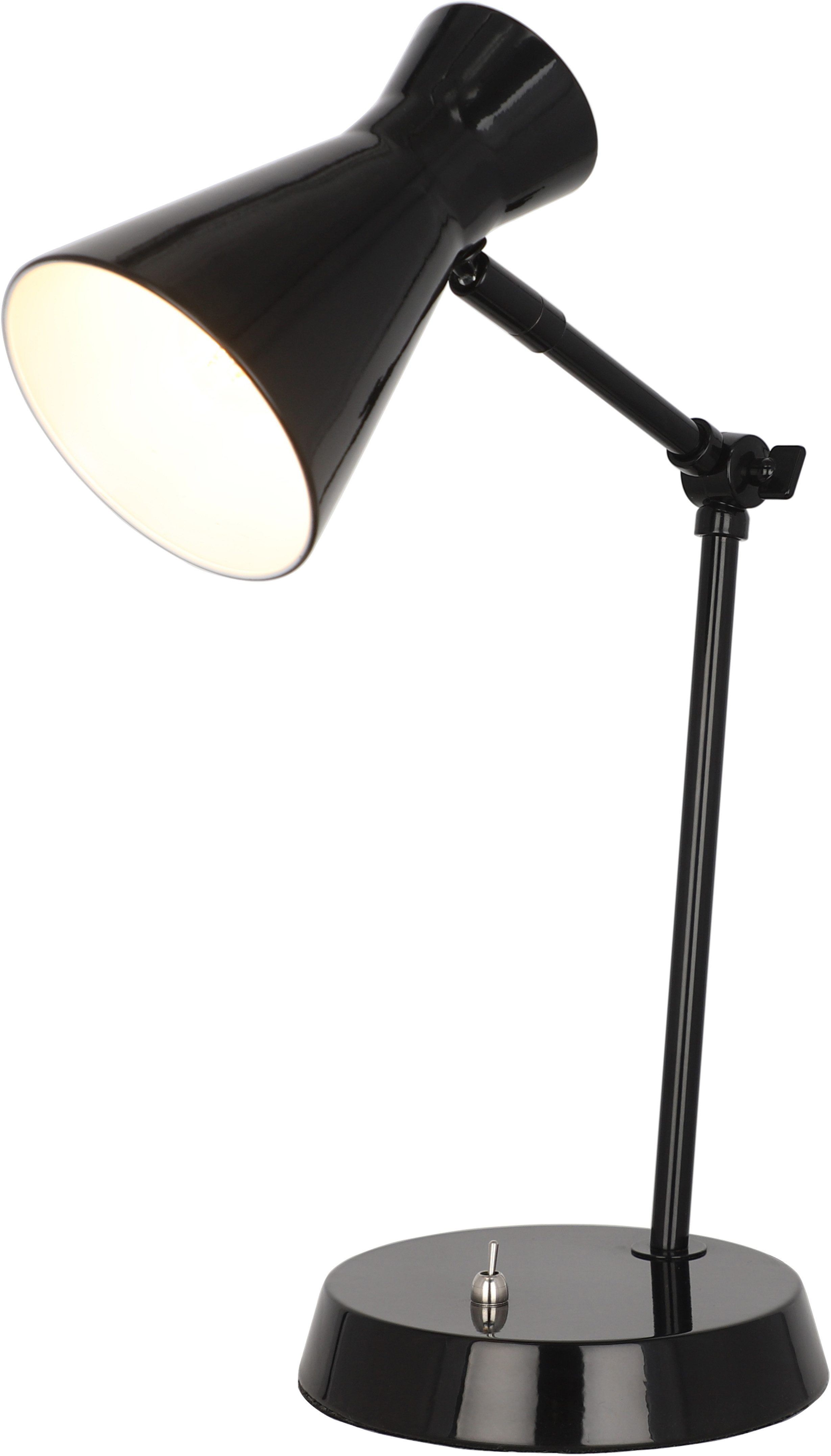 OTTO home Tischleuchte Renell, Ein-/Ausschalter, ohne Leuchtmittel, Minimalistisch, glänzend, individuell einstellbar, Schreibtischlampe – Bild 4 von 5