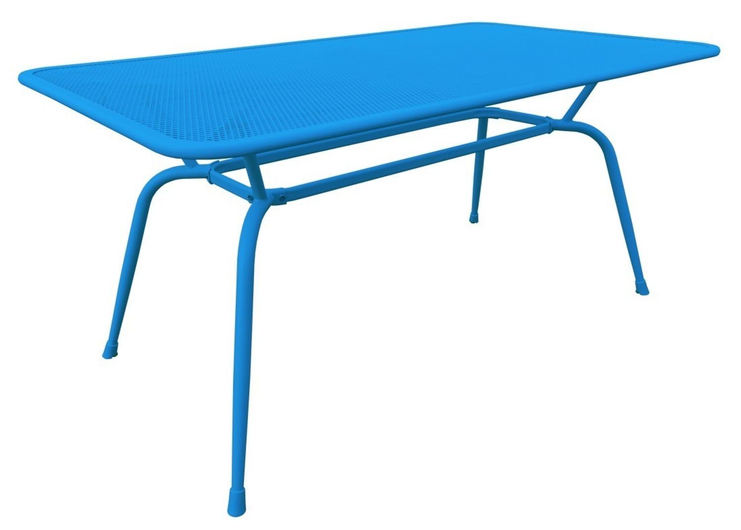MWH Gartentisch MWH-Tisch Gartentisch Conello Tisch Streckmetalltisch blau 160x90x74cm