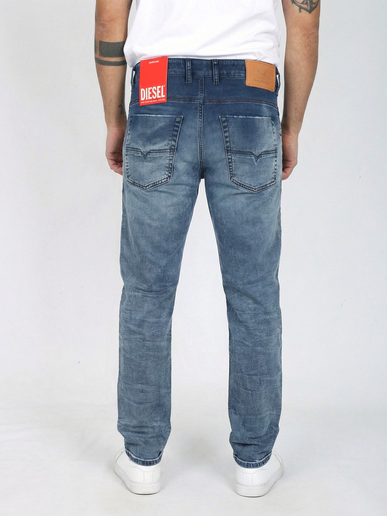 Diesel Tapered-fit-Jeans Stretch JoggJeans - Krooley 068CS - Länge:32 günstig online kaufen