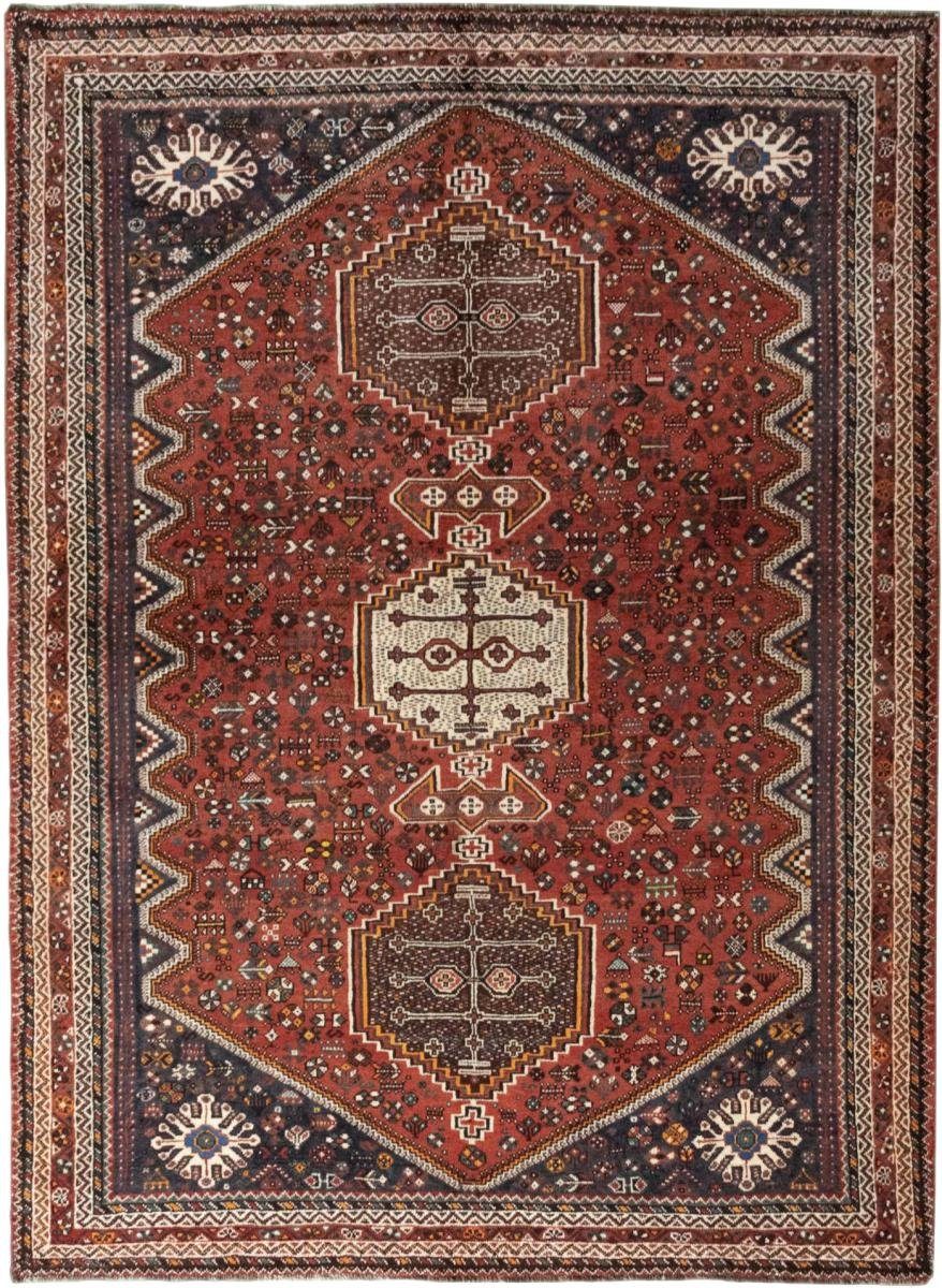 Orientteppich Shiraz 179x242 Handgeknüpfter Orientteppich / Perserteppich, Nain Trading, rechteckig, Höhe: 10 mm