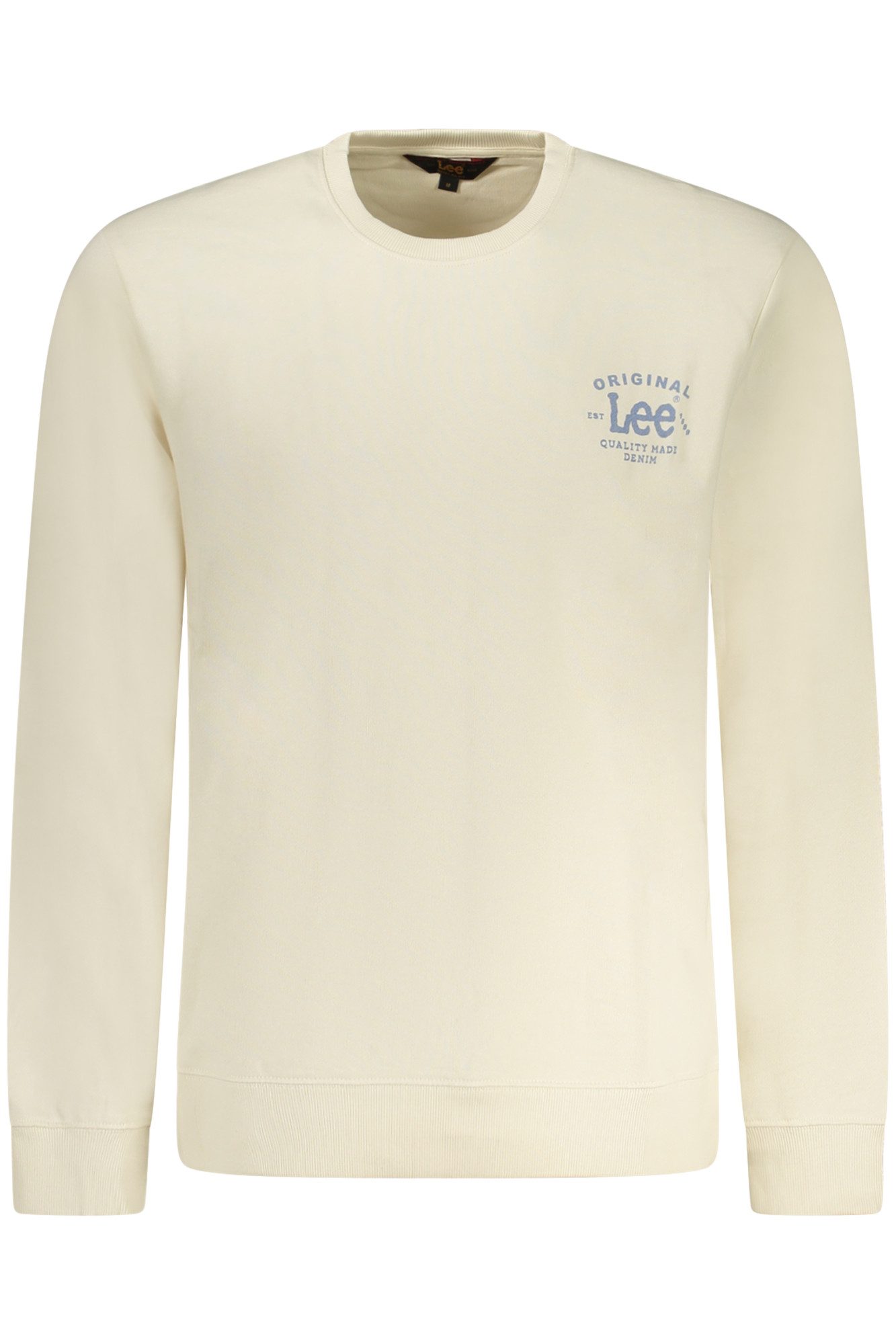 Lee® Sweatshirt Beiges Herren Sweatshirt mit Rundhals und