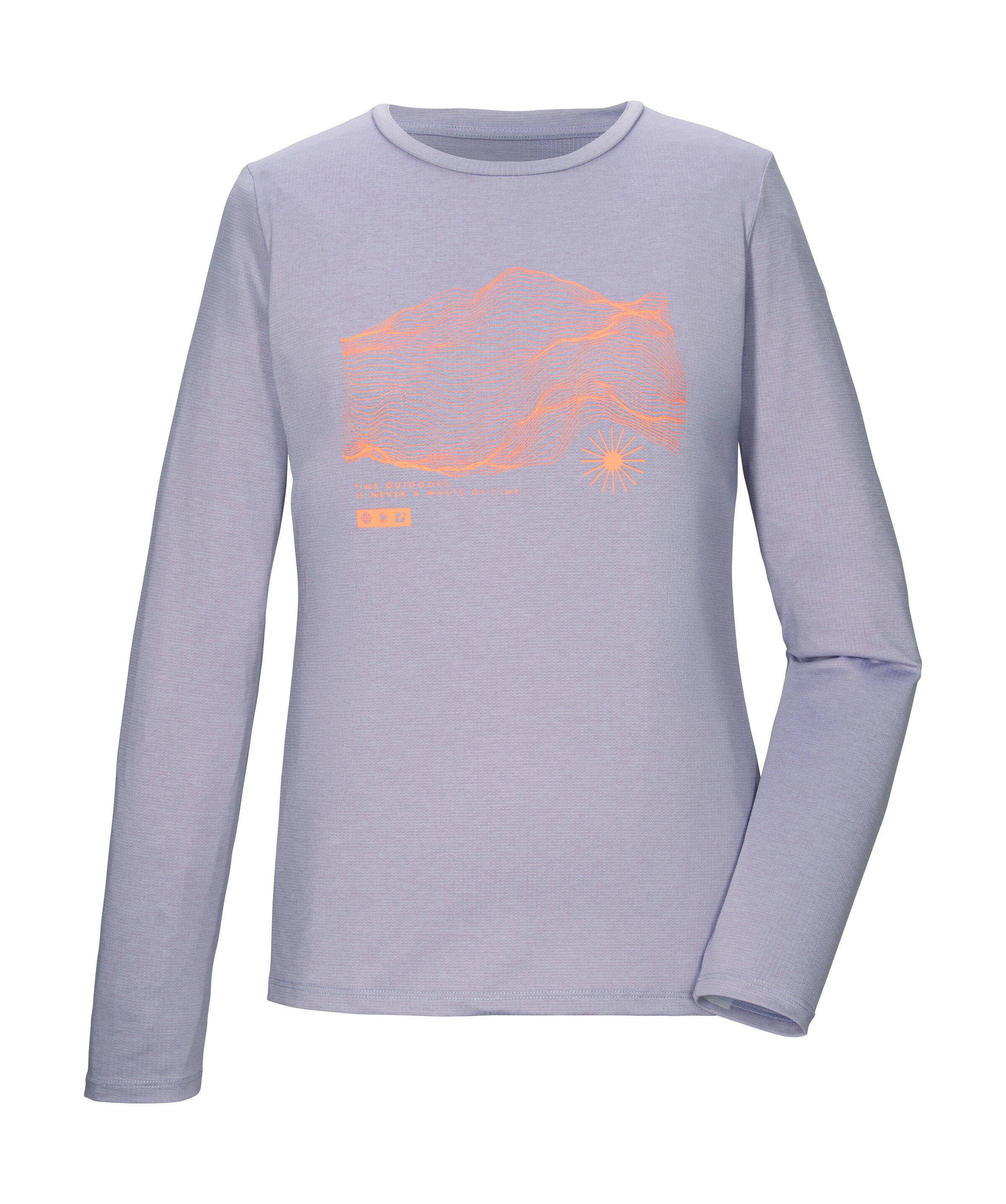 Killtec Langarmshirt KOS 179 WMN LS SHRT Weiches, strapazierfähiges, atmungsaktives Langarmshirt