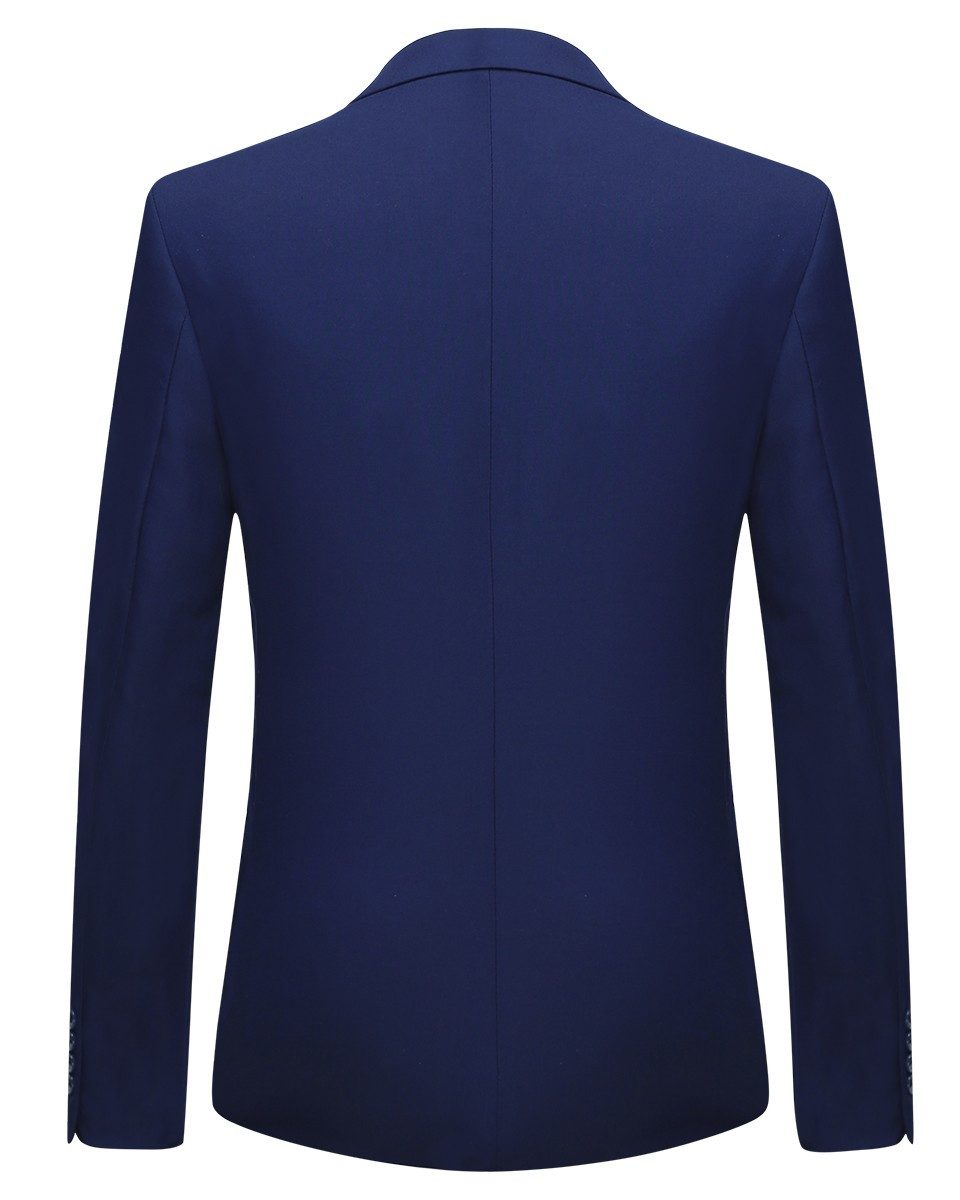 Allthemen Anzug 3-teilig (3 tlg) Edler Slim Fit Herrenanzug für den Business-Bereich