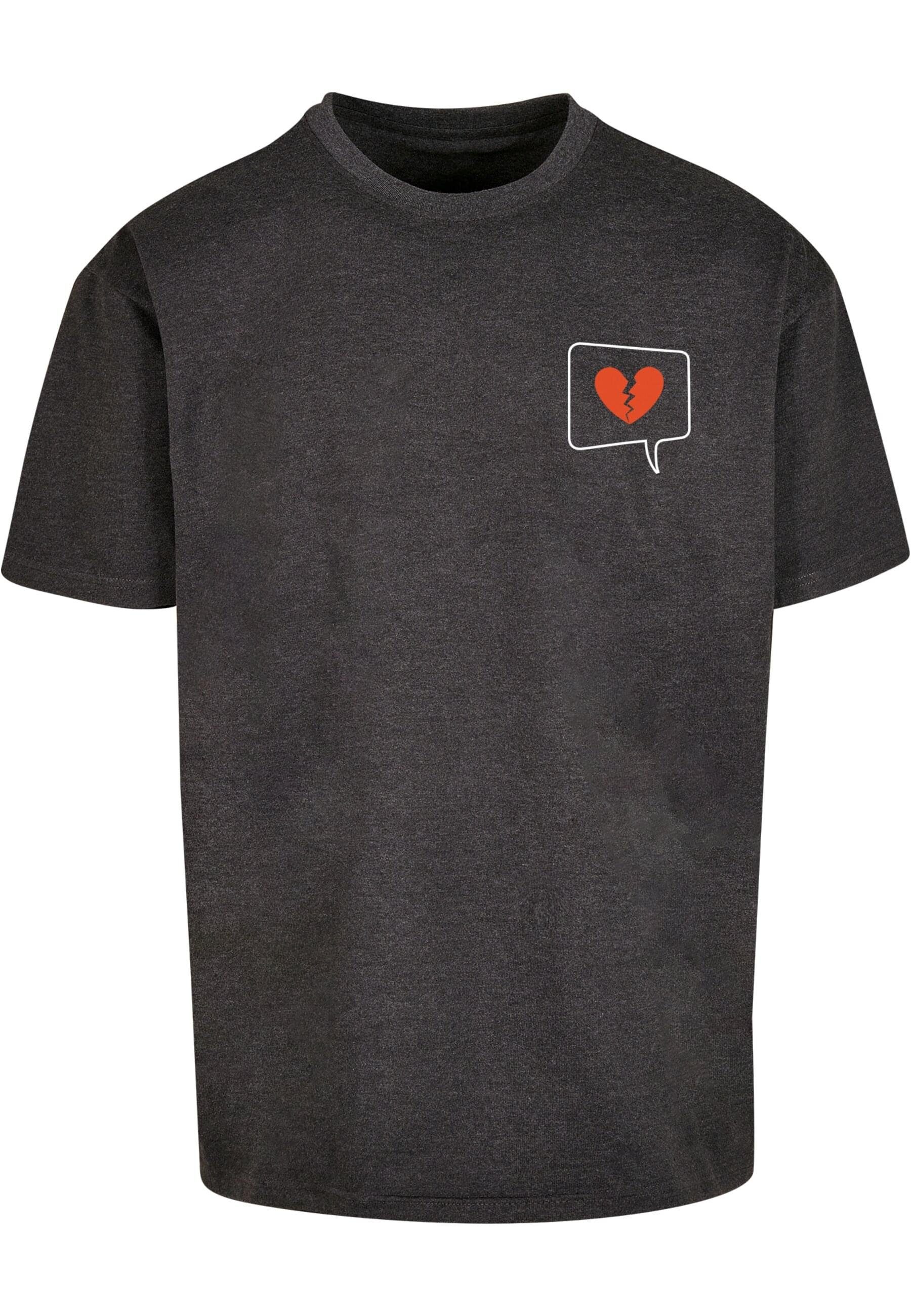 Merchcode T-Shirt Herren Heartbreak X Oversize Tee (1-tlg) charcoal