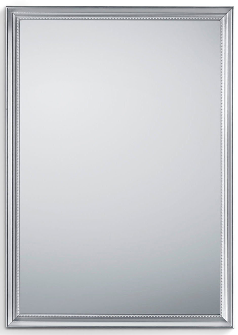 Spiegel 50 x 70 cm Frieda ¦ silber ¦ Kunststoff,Aluminium,Glas ¦ Maße (cm): günstig online kaufen