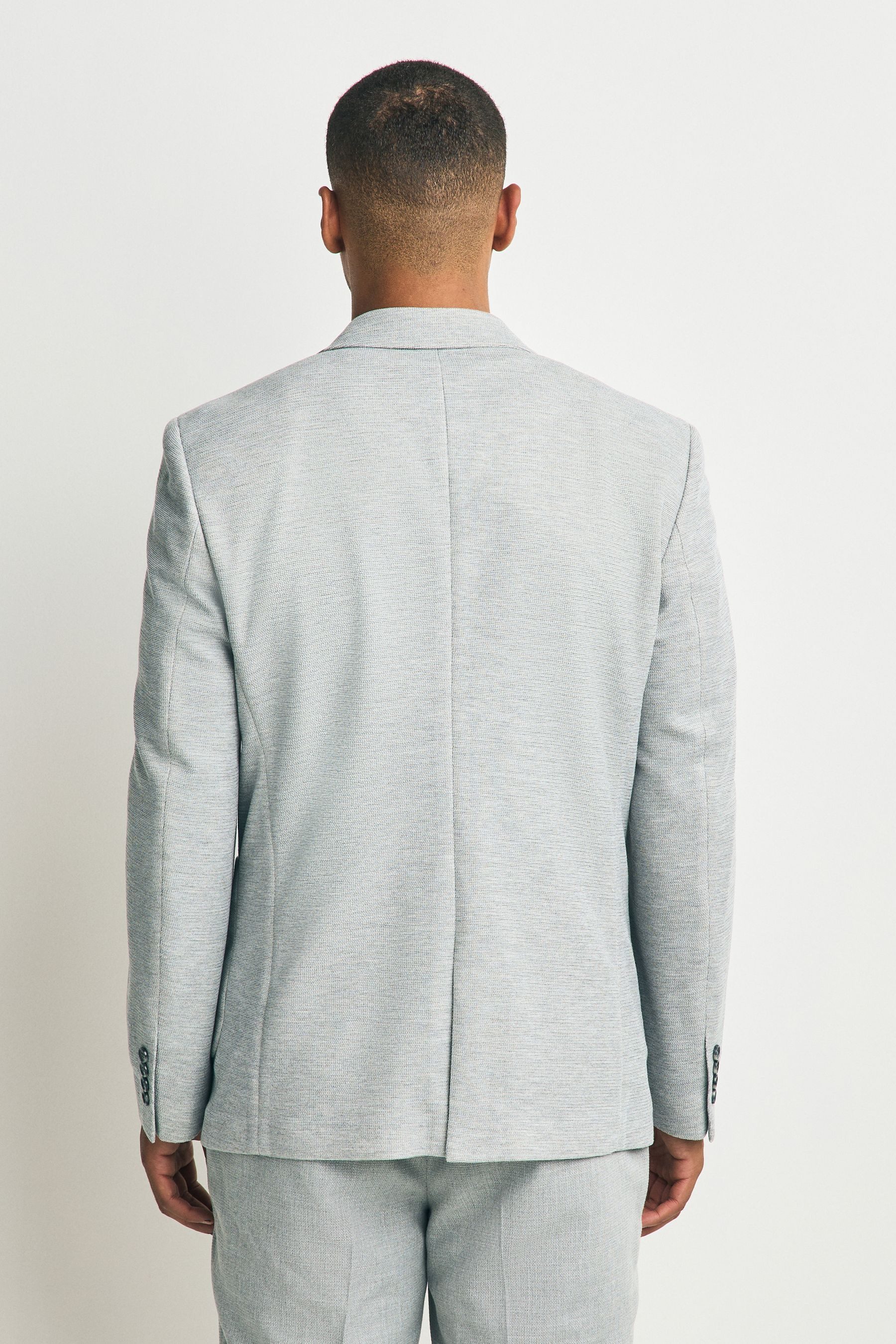 Next Jerseysakko Slim Fit Sakko mit Waffelstruktur und Stretch (1-tlg)