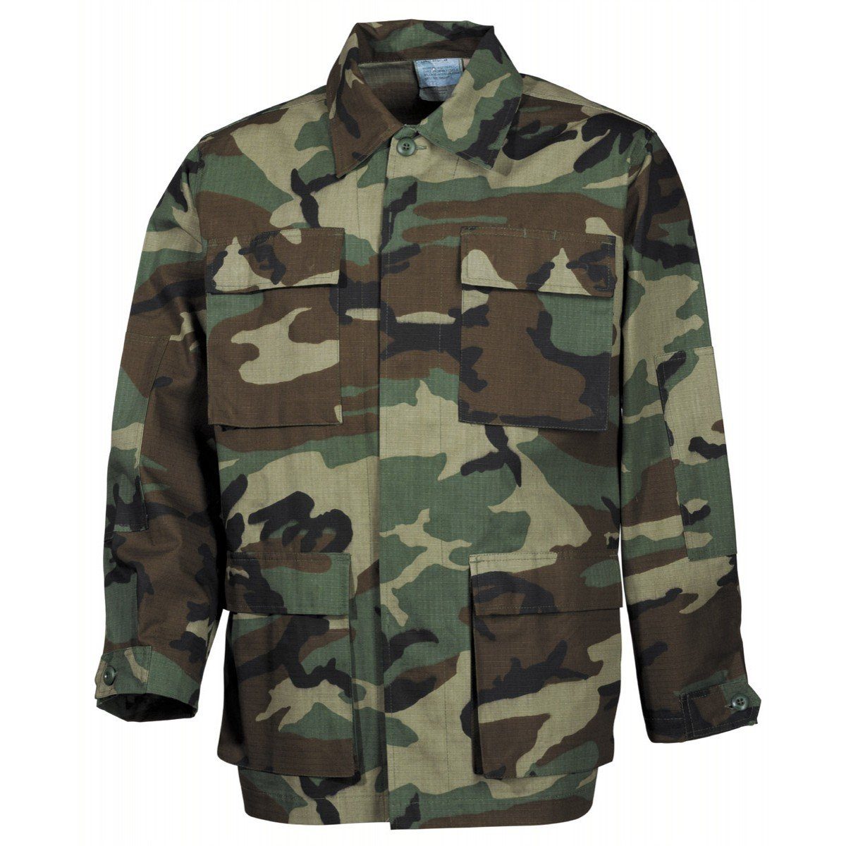 MFH Fieldjacket US BDU Feldjacke, Rip Stop, woodland - XL günstig online kaufen