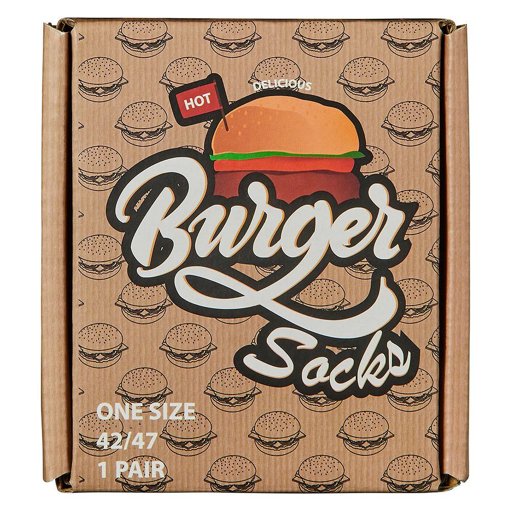 Apollo Socken HAMBURGER (1-Paar) verpackt in einer Hamburger-Schachtel