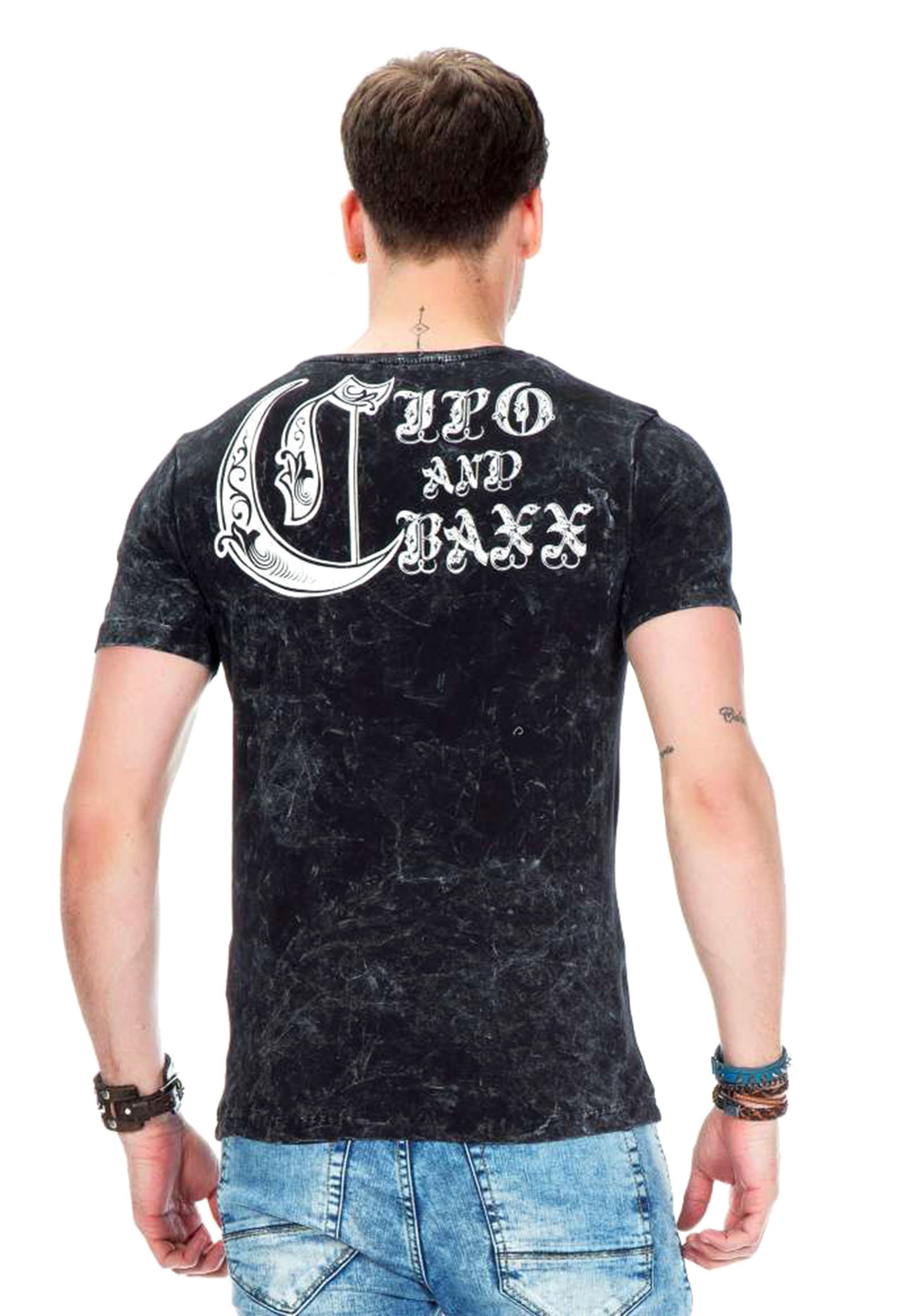 Cipo & Baxx T-Shirt Printmotiven mit stylischen