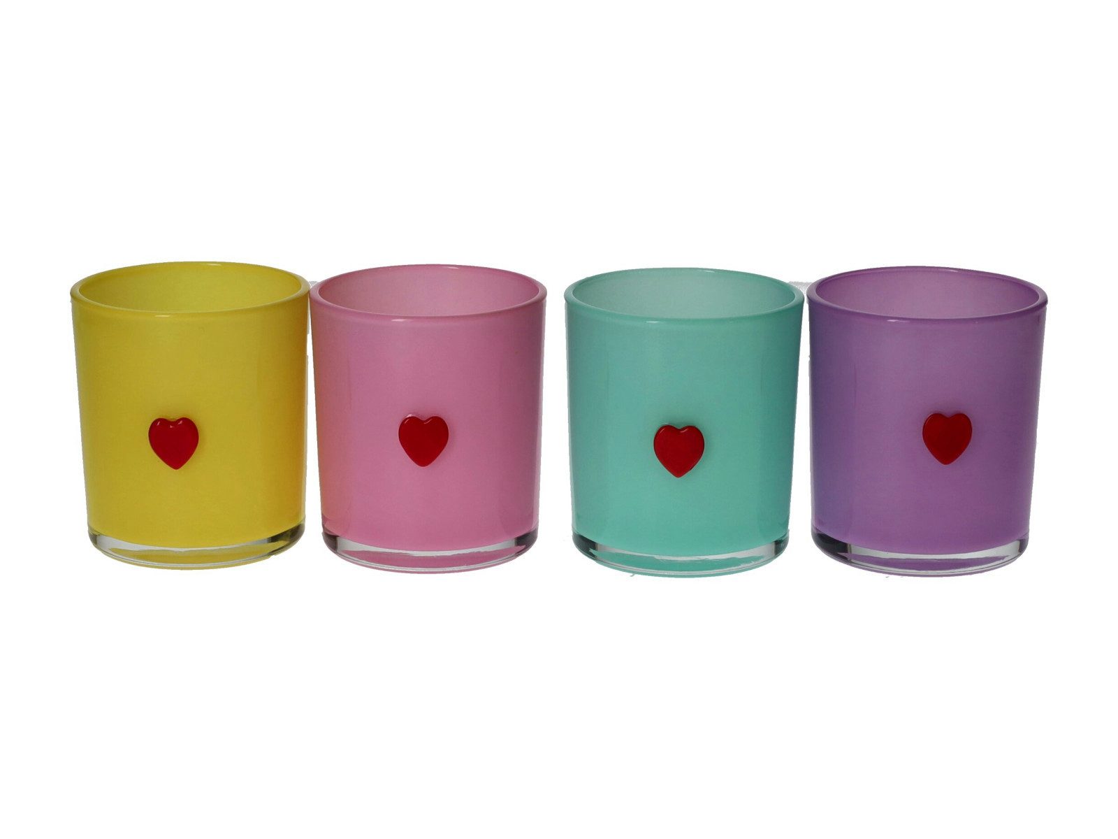 Giftcompany Windlicht Jacquard Windlicht Herz sortiert 7cm (1 Stück)