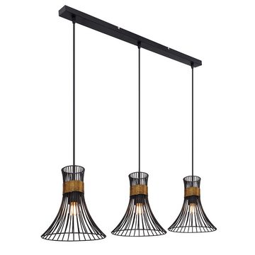 etc-shop LED Pendelleuchte, Leuchtmittel inklusive, Warmweiß, Farbwechsel, Stab Design Pendel Decken Leuchte DIMMBAR Fernbedienung Hänge Lampe