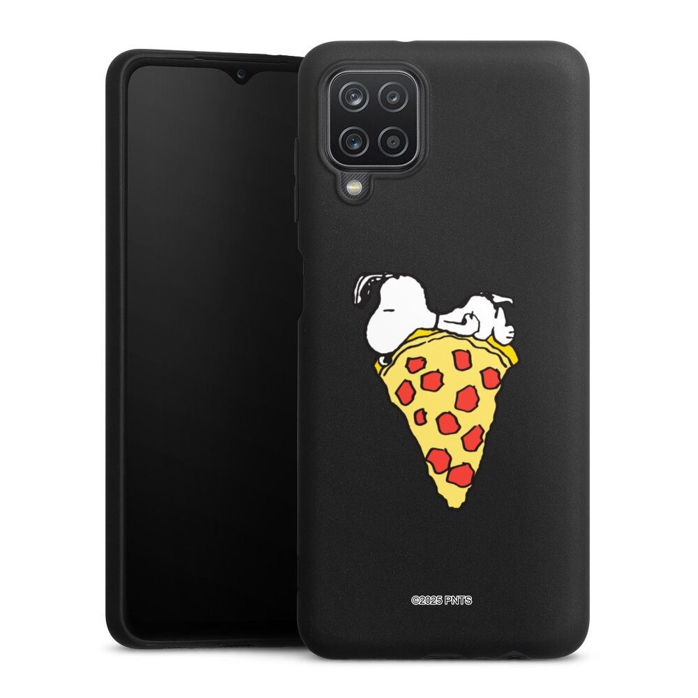 DeinDesign Handyhülle Peanuts Pizza Snoopy Snoopy Pizza Transparent, Google Pixel 4a Silikon Hülle Premium Case Handy Schutzhülle