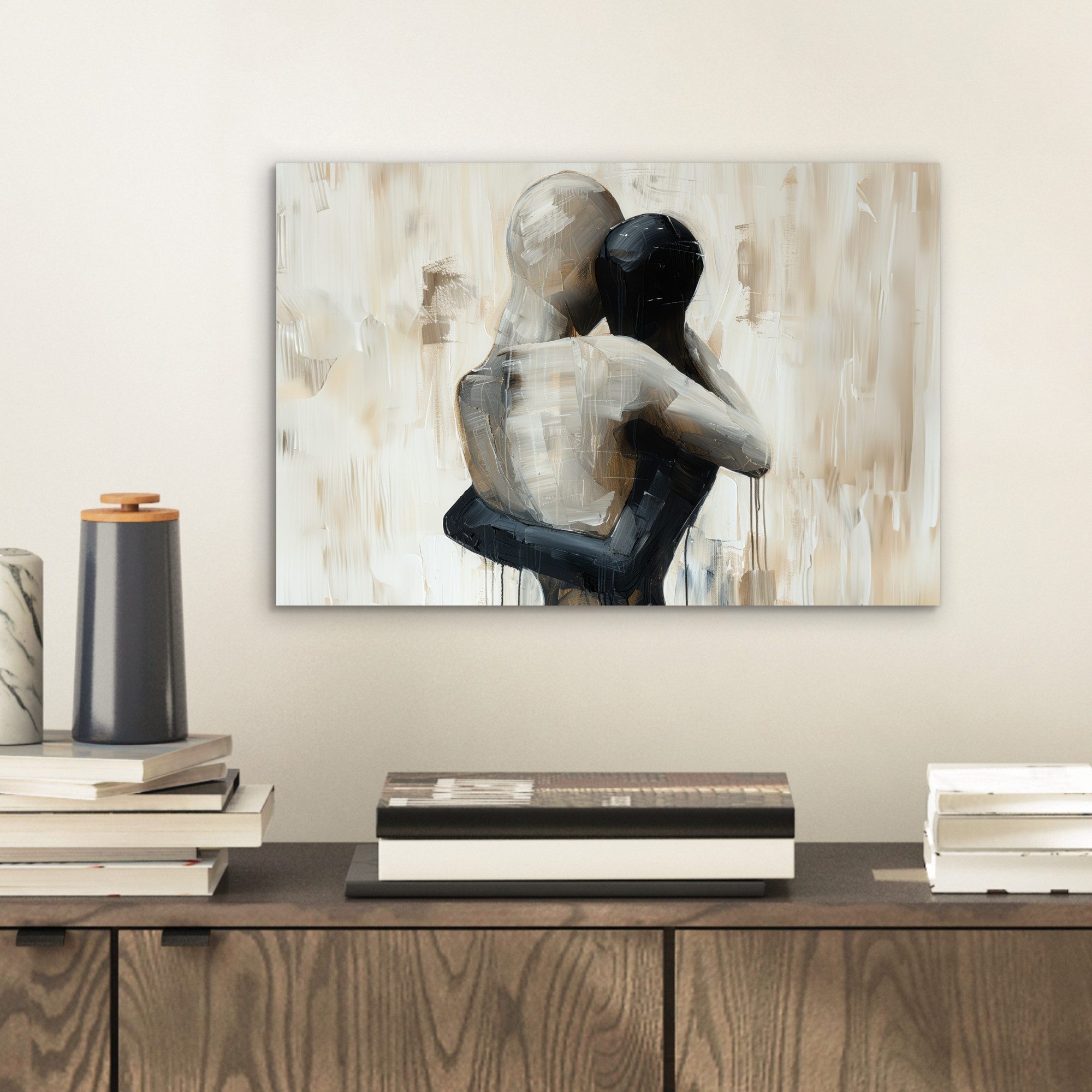 MuchoWow Metallbild Abstrakt - Liebe - günstig online kaufen