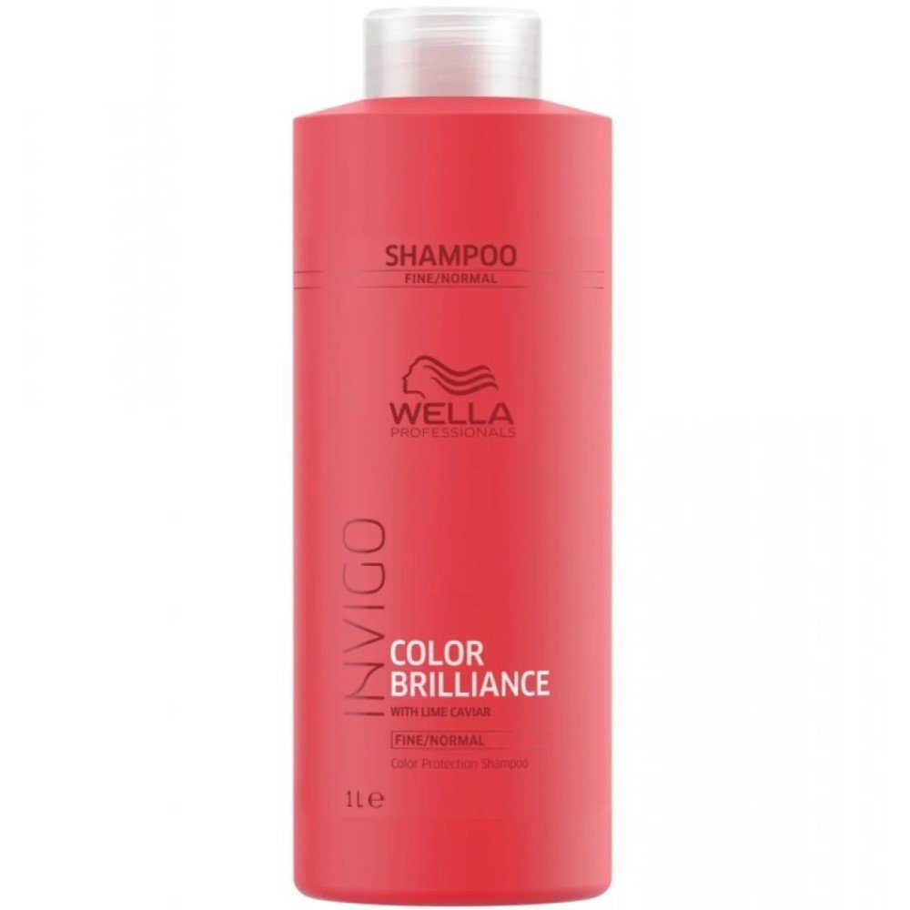ml 1000ml Brilliance Wella Shampoo 1000 + Invigo Haarpflege-Set Conditioner - Professionals Fine/Normal Color Set