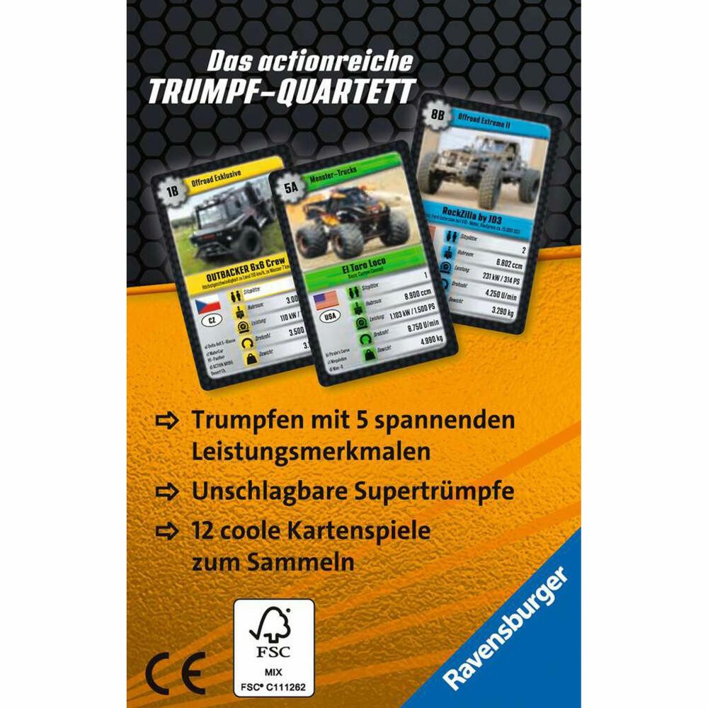 Ravensburger Spiel Supertrumpf Auto Monster