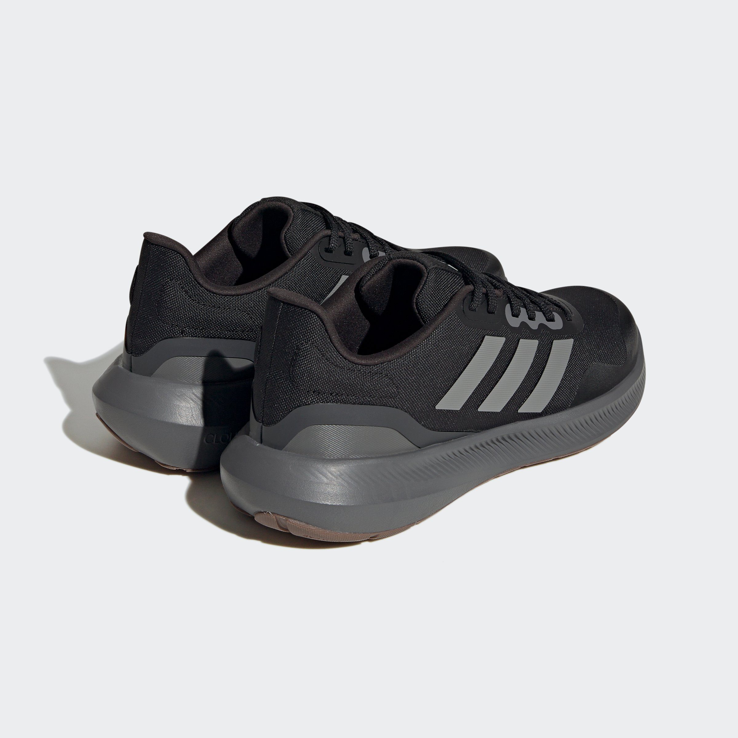 adidas Performance Laufschuh / Black Grey RUNFALCON Core Three / TR Carbon 3
