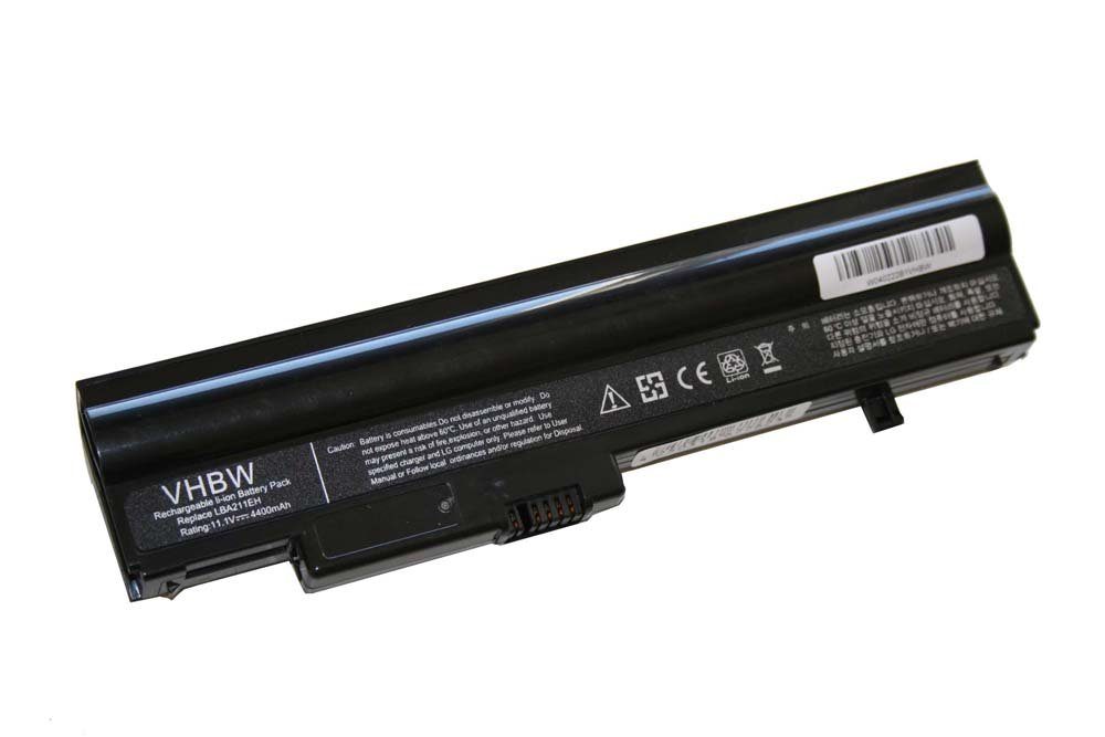 vhbw kompatibel mit LG X130, X120-L.C7L1A9, X120-H.C7L1A9, X120 Laptop-Akku Li-Ion 4400 mAh (10,8 V)