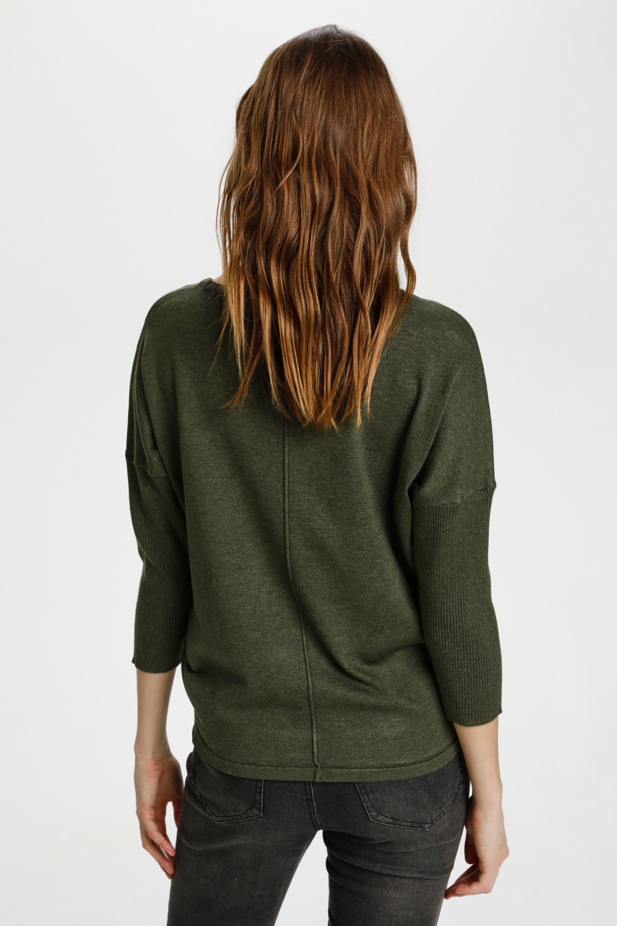 Saint Tropez Strickpullover A2561, MilaSZ R-Neck günstig online kaufen