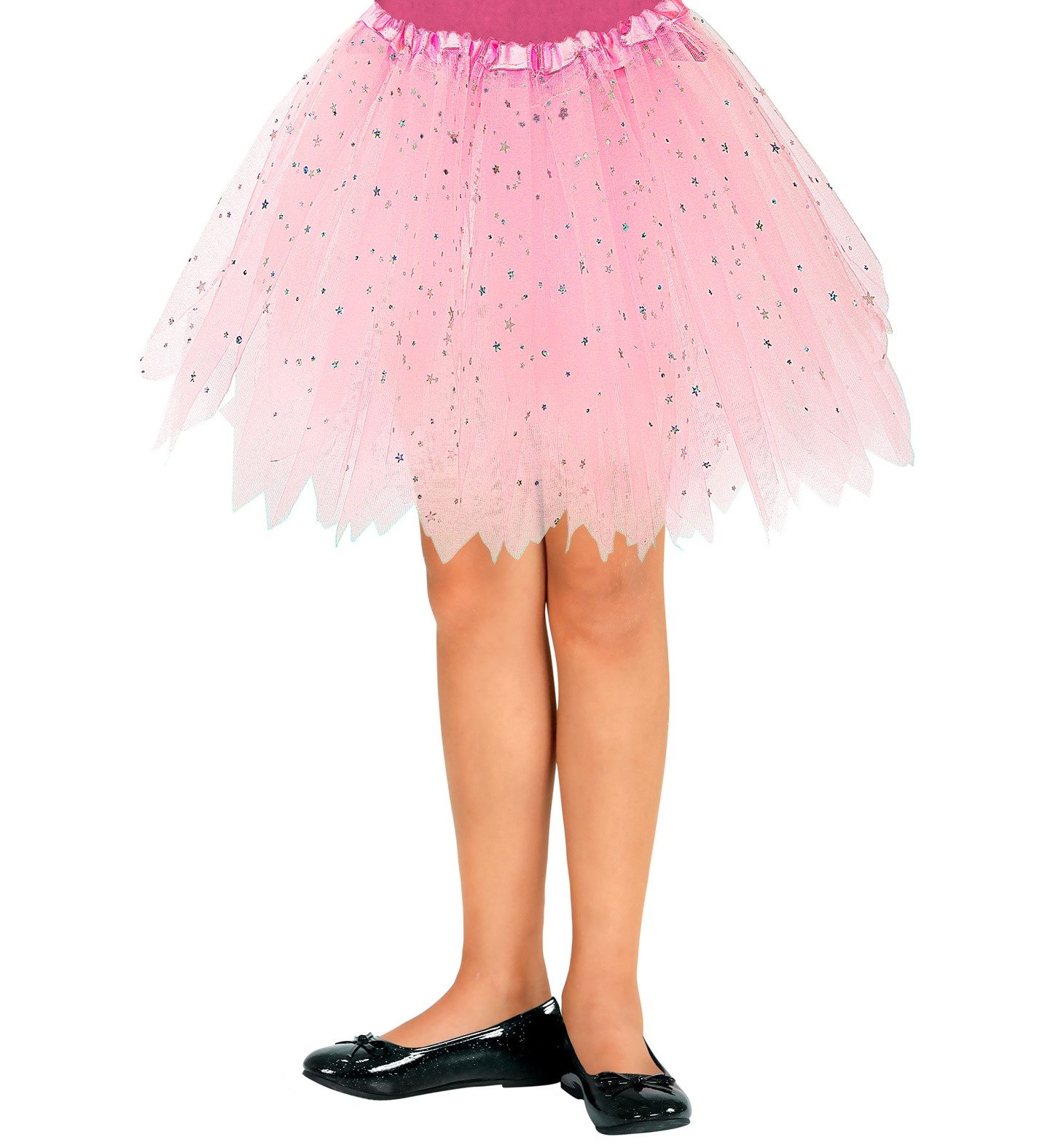 Widmann S.r.l. Kostüm Glitzer Tütü Petticoat für Kinder, 30cm