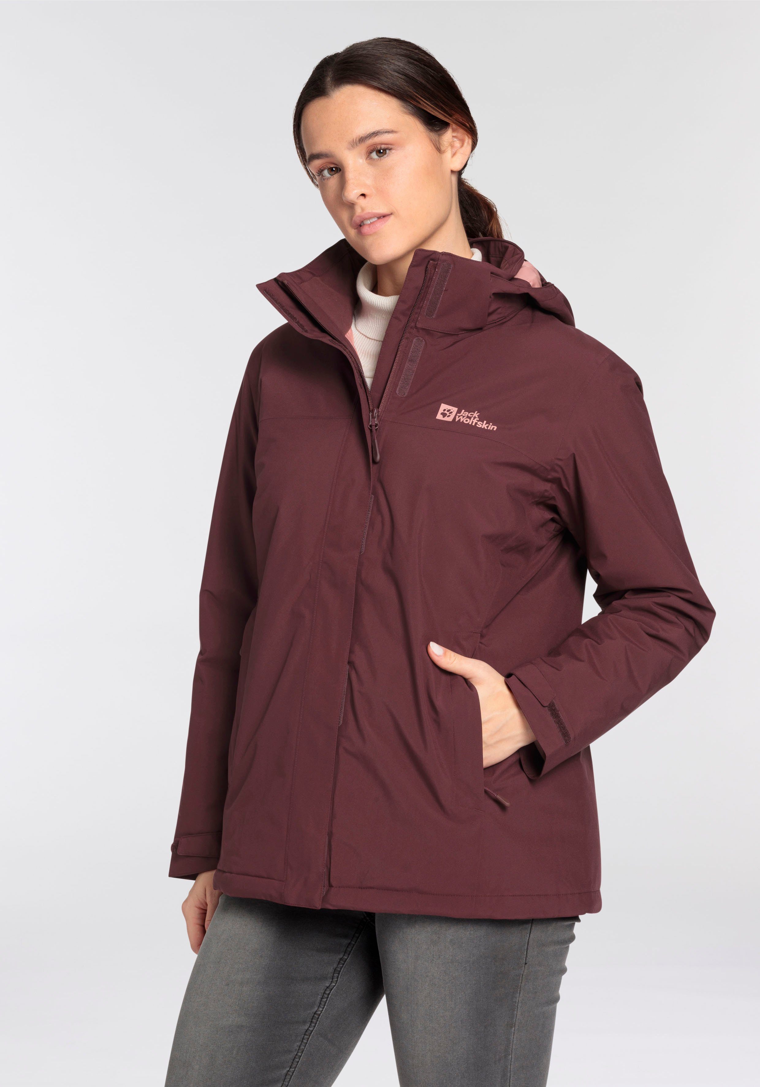 Jack Wolfskin Funktionsjacke D Funktionsjacke WALDVILLE Winddicht, atmungsa günstig online kaufen