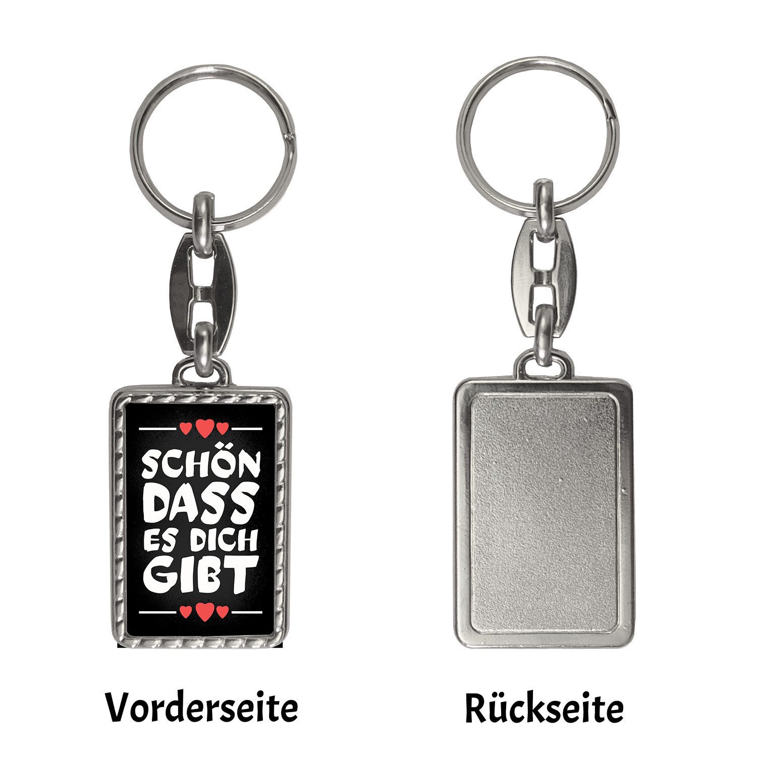 speecheese Schlüsselanhänger Schön dass es dich gibt Schlüsselanhänger mit günstig online kaufen