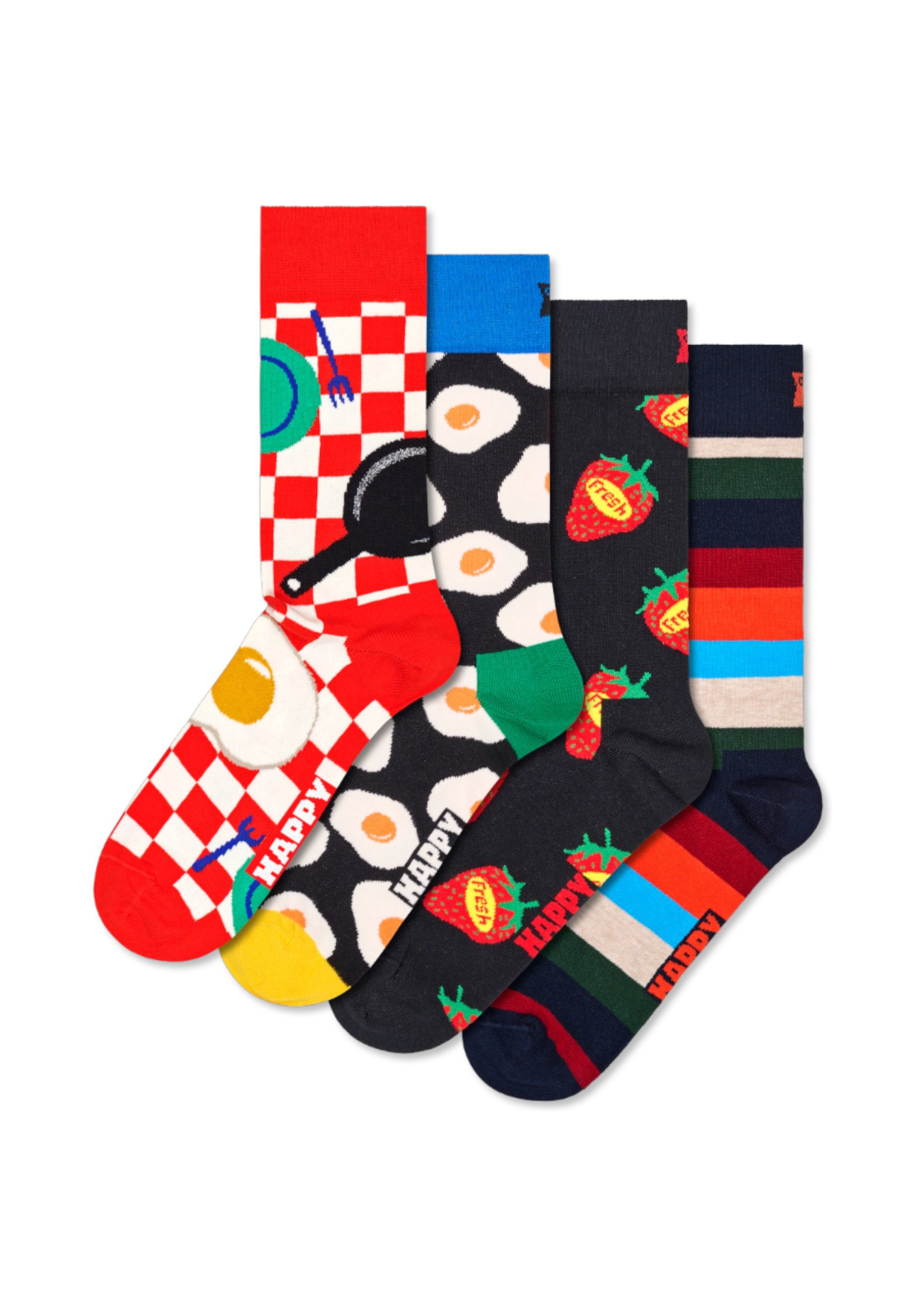 Happy Socks Basicsocken 4-Pack Food Socks Gift Set Verstärkte Ferse, besser günstig online kaufen