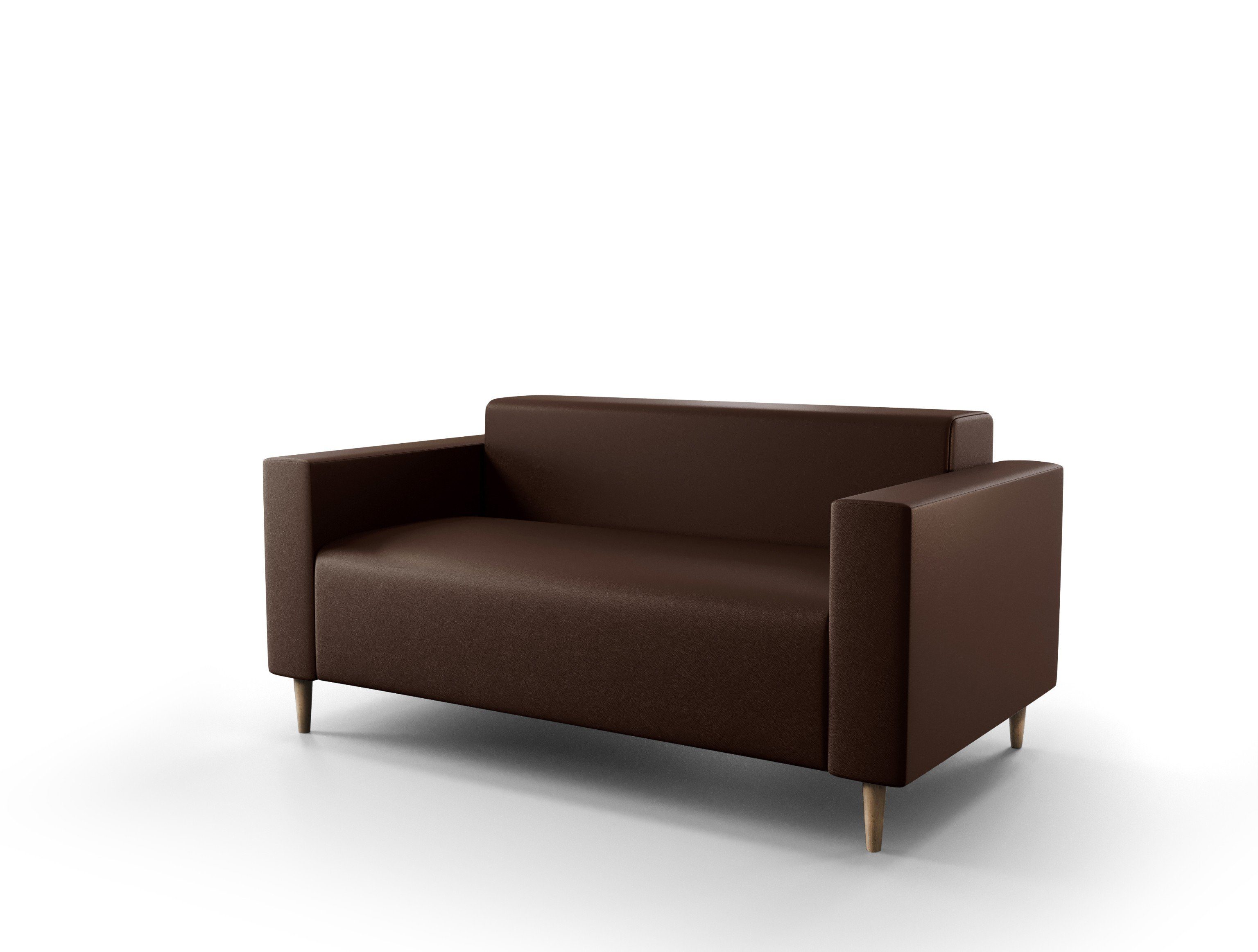 pressiode Sofa SOFA 2-Sitzer, verschiedene Farben, HUGO2 Braun