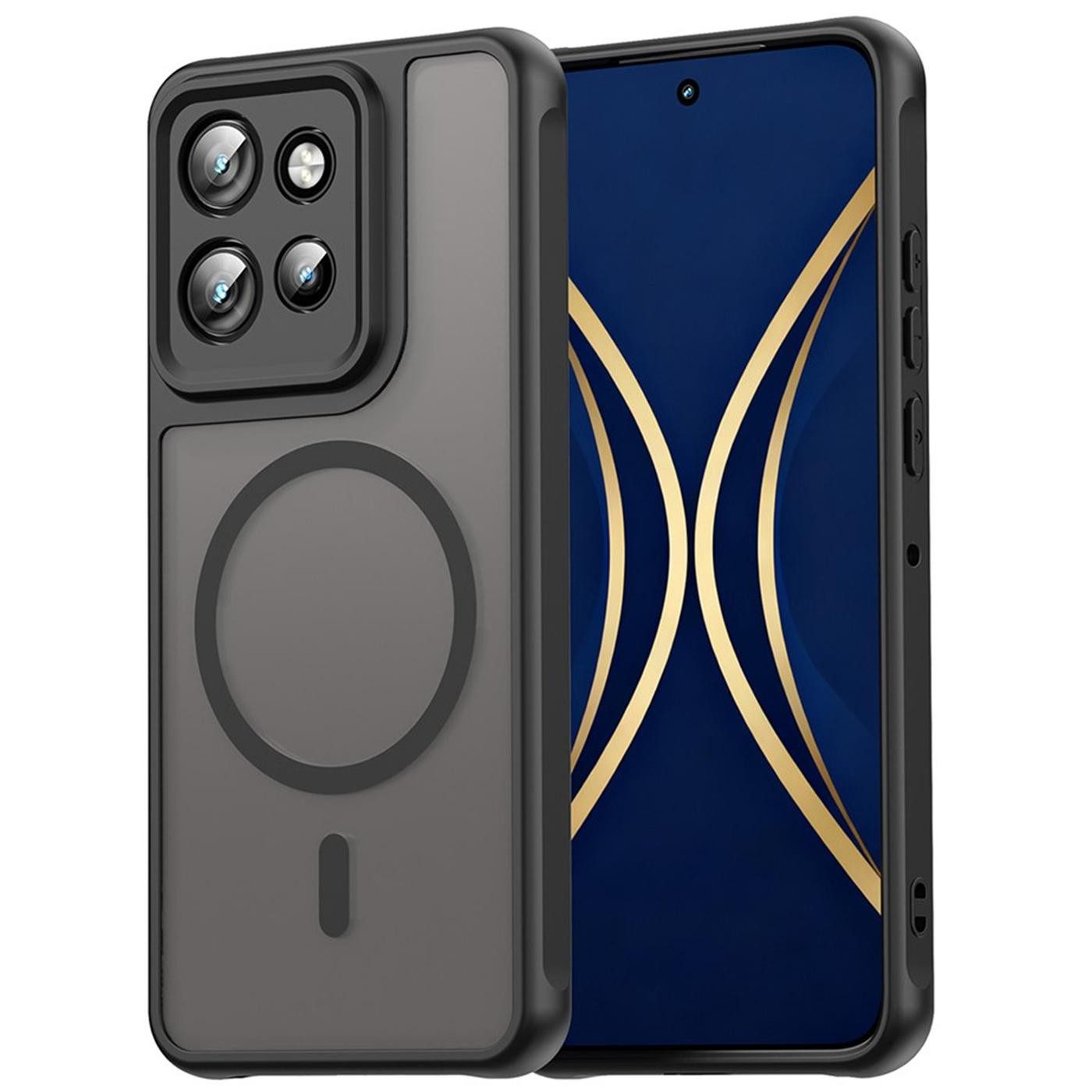 CoolGadget Handyhülle Magnet-Hülle für Motorola Thinkphone 25 Schutzhülle magnetisch 6,36 Zoll, Hülle Matt Stoßfest kompatibel mit QI-Laden Zubehör Kameraschutz Case